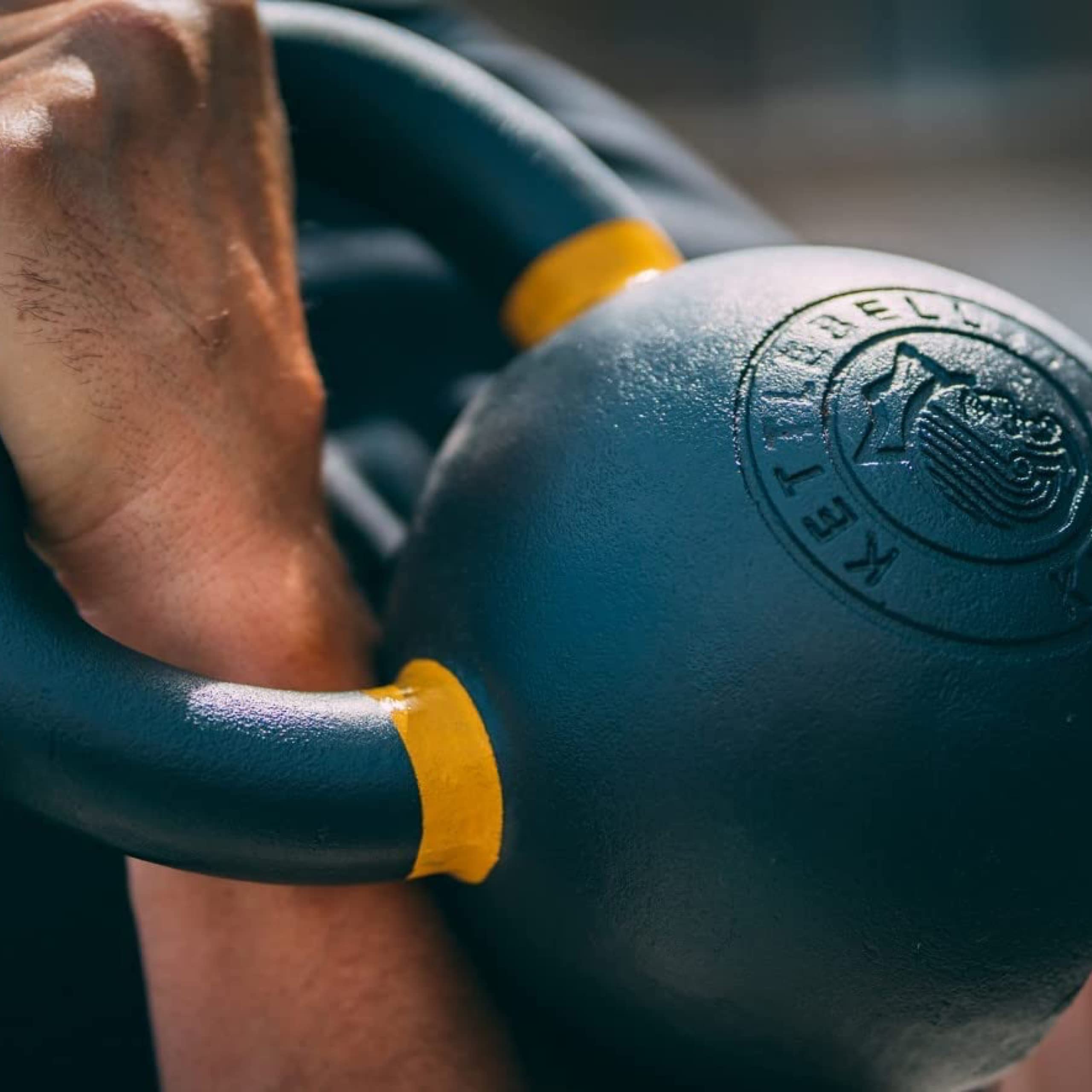 Kettlebell Kings Powder Coated Kettlebell Weights 5-90 LB - Premium Gym Equipment for Strength Training | Durable Coating for Enhanced Grip & Rust Resistance | Ideal for Home Workouts, CrossFit & Functional Fitness Training (Men & Women)