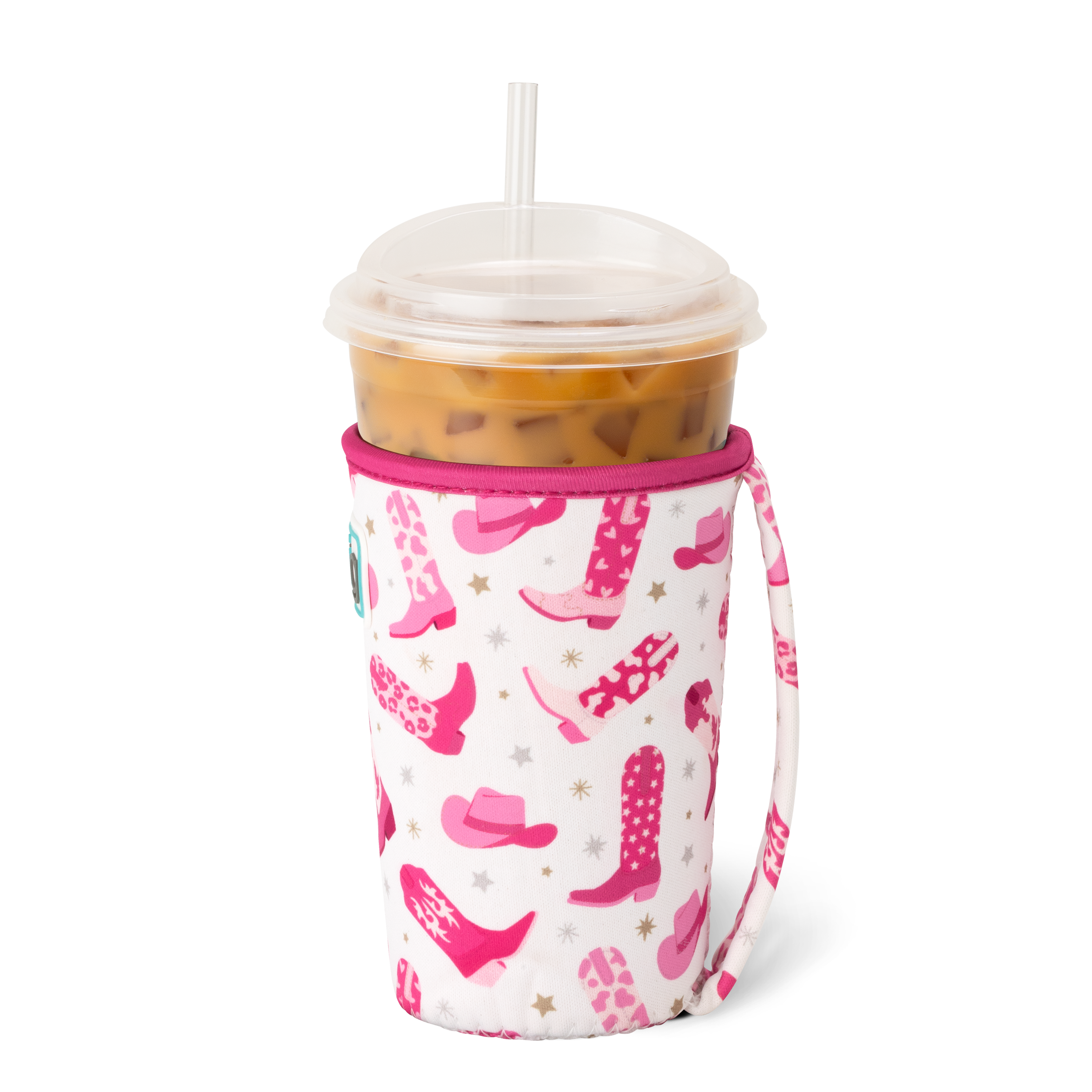 Let's Go Girls Medium Iced Cup Coolie - Insulated Sleeve for Cold Drinks, Perfect for Coffee, Iced Tea & Smoothies - Great for Parties, Picnics & Office Use