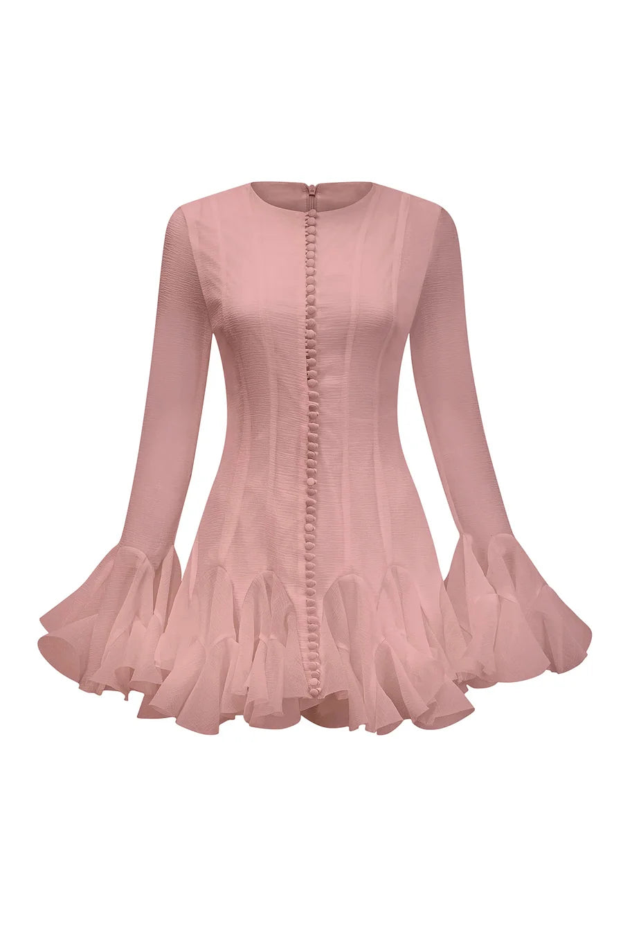 JOCELYN Ruffled Mini Dress for Women - Floral Summer Party Dress, Elegant Cocktail Dress for Weddings, Dates & Special Occasions