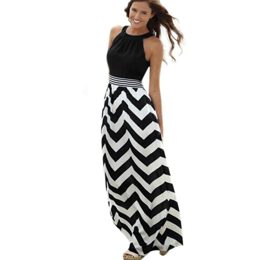 Women's Sexy Long Maxi Boho Dress - Summer Beach Party Evening Sundress - Perfect for Vacations, Weddings & Casual Outings