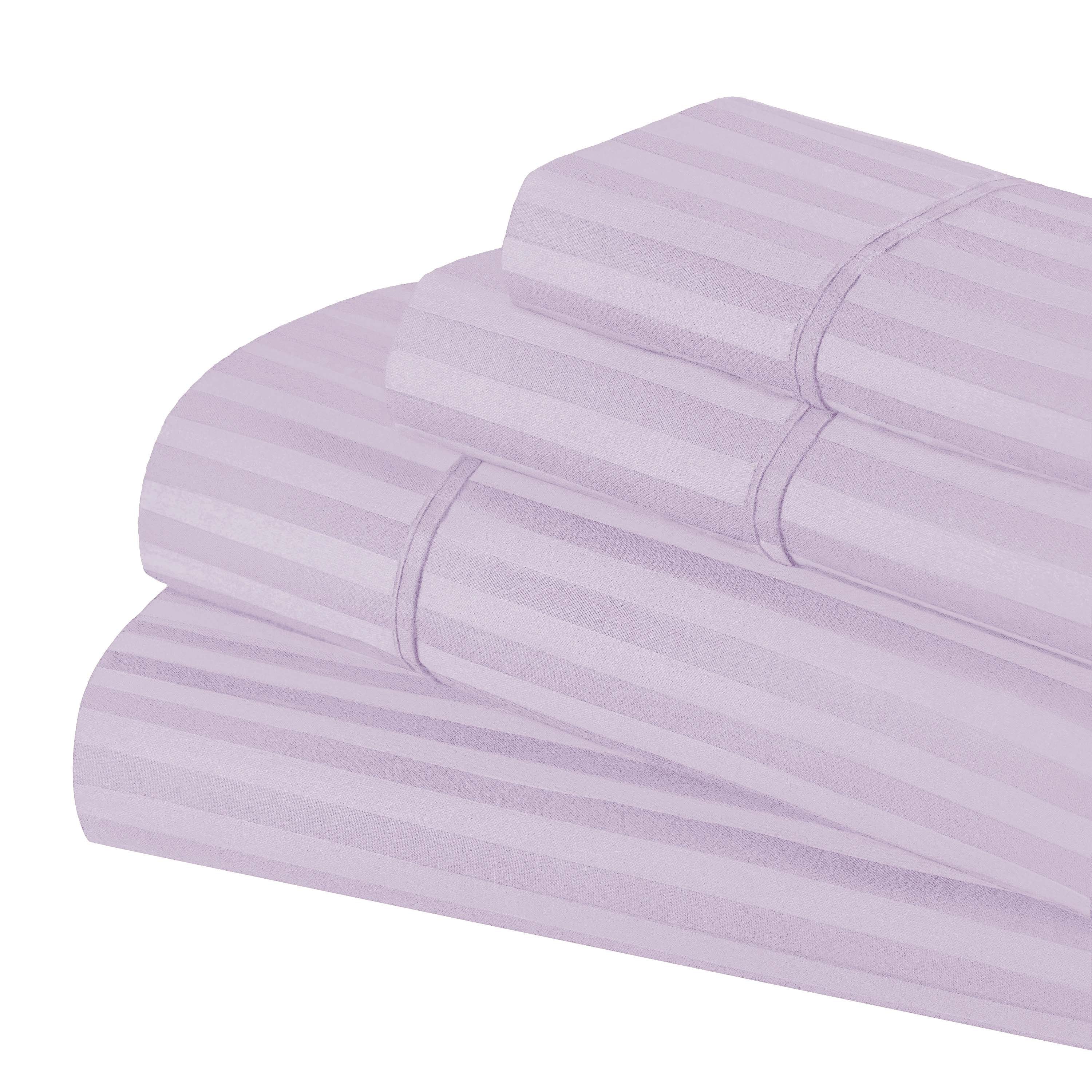 Premium Egyptian Cotton 600 Thread Count Sheet Set - Deep Pocket Fitted, Flat & Pillowcases - Luxury Bedding for Hotels, Home & Guest Rooms