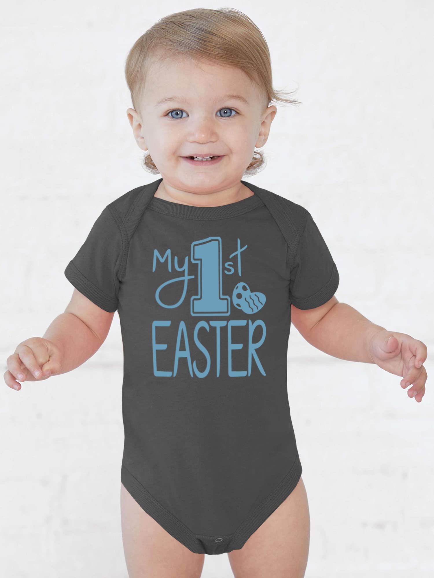 Reaxion Baby 1st Easter Outfit - Handmade Cute Bodysuit for Infant Holiday Party | Perfect for Easter Photos, Baby's First Celebration & Spring Family Gatherings