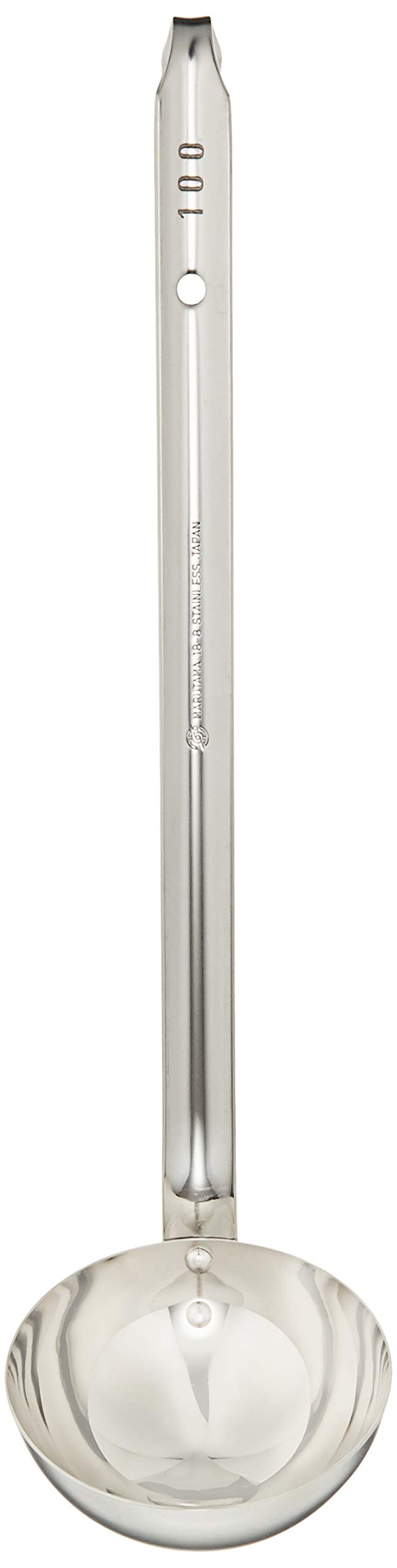 Premium Gyokorodo Soup Ladle 100cc - 18/8 Stainless Steel Japanese Soup Spoon - Perfect for Ramen, Miso Soup & Hot Pot Serving - Authentic Japanese Kitchenware