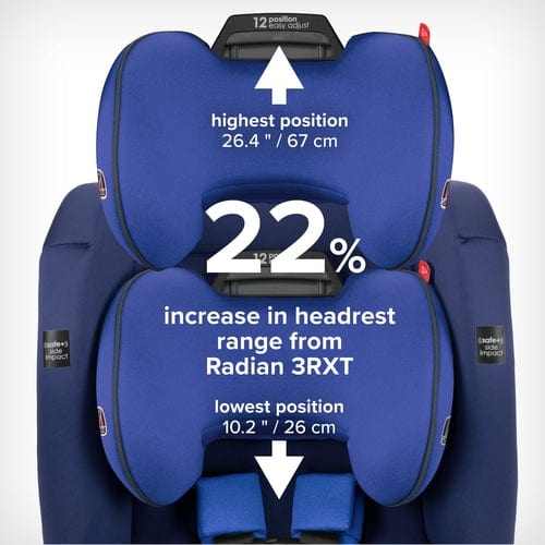 Diono Radian 3RXT Safe+ Convertible Car Seat for Toddlers & Kids - 3-in-1 Rear Facing, Forward Facing & Booster Seat - Perfect for Travel, School Runs & Family Road Trips