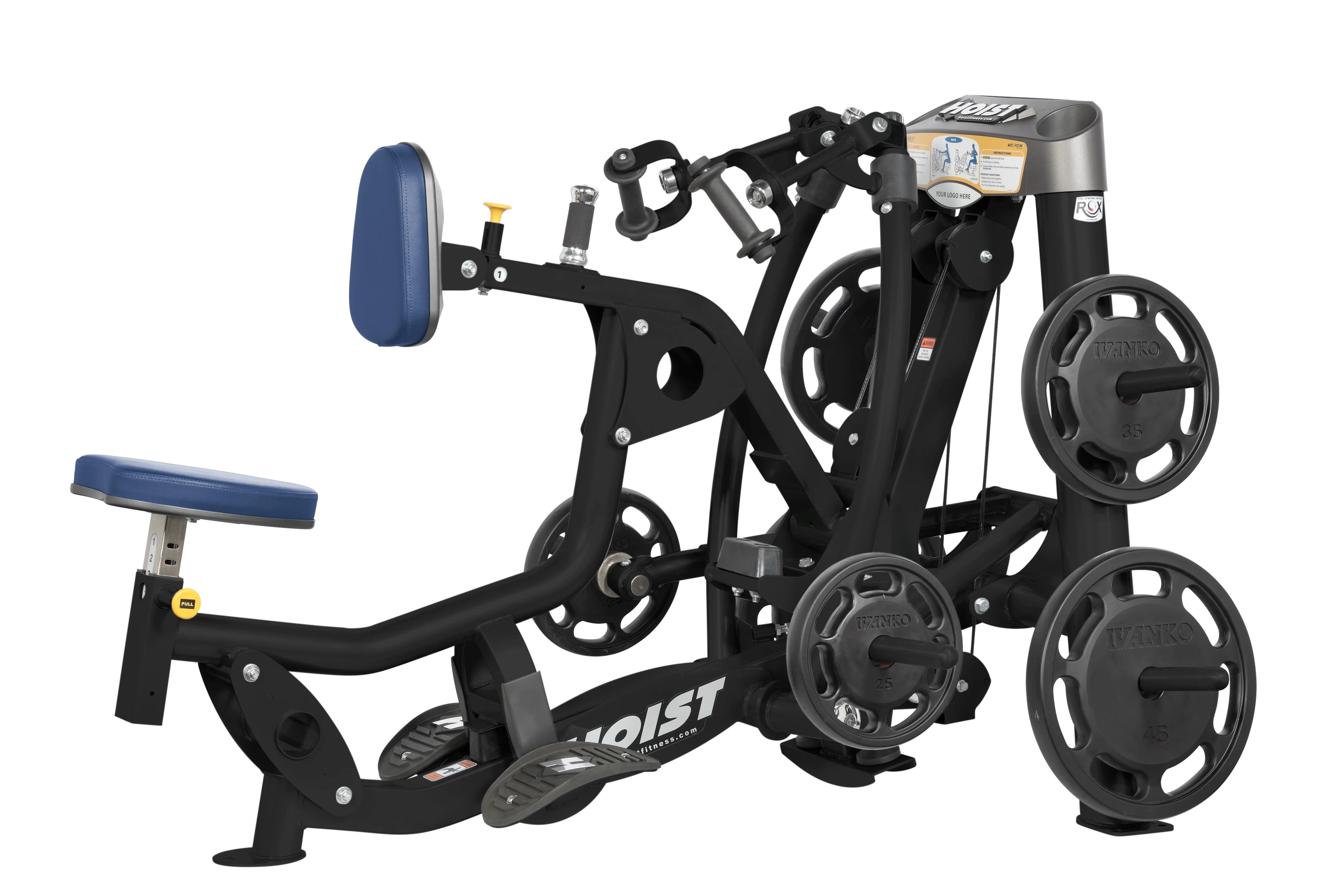 Hoist ROC IT Seated Mid Row Machine (RPL 5203) - Professional Gym Equipment for Home & Commercial Use - Perfect for Strength Training & Back Workouts