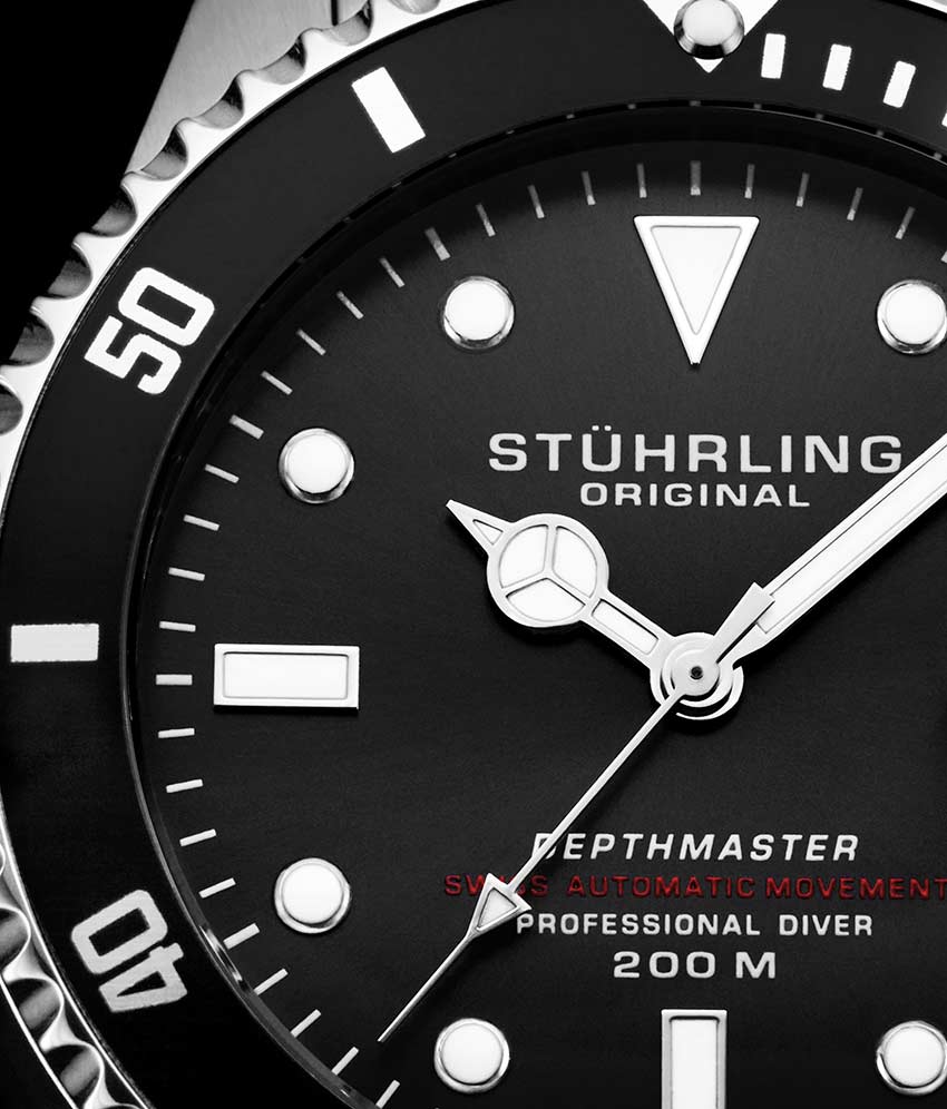 Classic Couple Diver Watch Set with Signature Pen and Stud Earrings - Perfect Gift for Anniversary, Wedding & Valentine's Day