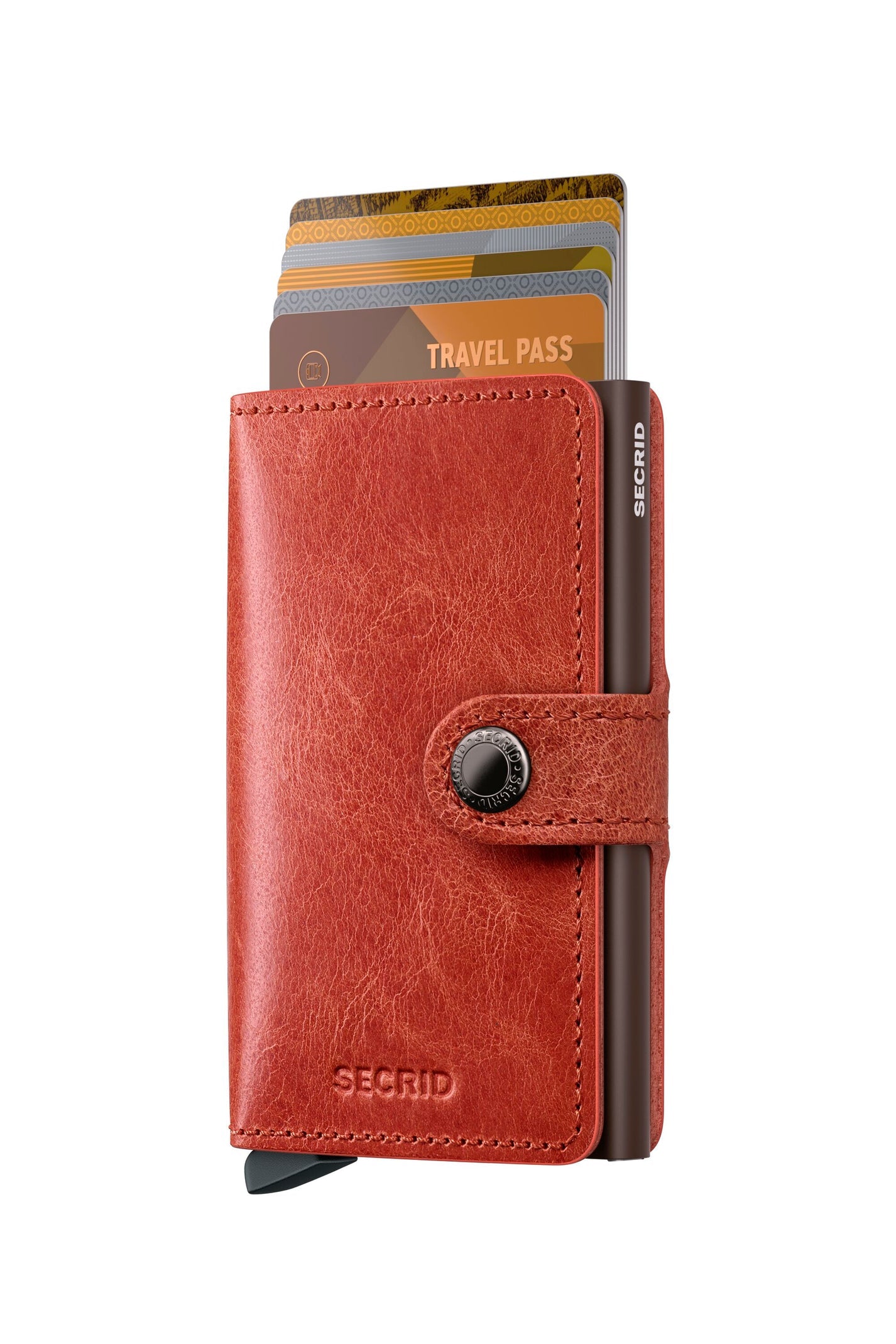 SECRID Vintage Leather Mini Wallet for Women & Men - RFID Blocking Slim Card Holder - Perfect for Travel, Business & Everyday Use