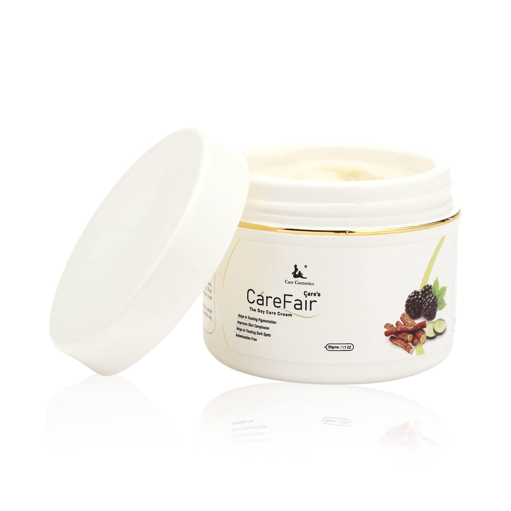 Care Cosmetics Fairness Cream for Normal to Dry Skin - 50g/1.7oz - Brightening & Moisturizing Face Cream for All Seasons | Day & Night Use for Glowing Skin
