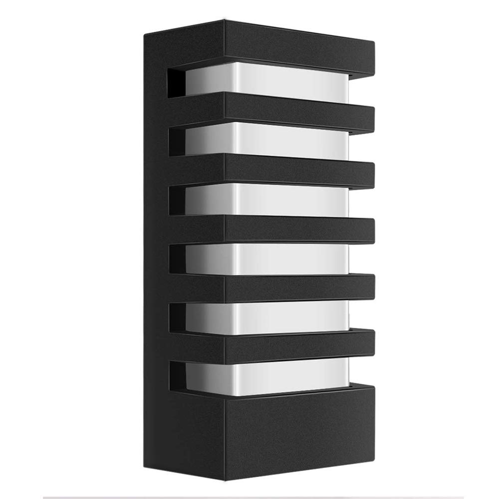 YXLMAONY Modern Cast Aluminum Wall Sconce - 15W LED Porch Light for Indoor/Outdoor Use - Corridor, Garage, Cafe, Villa & Hotel Lighting - Home & Garden Decor (Perfect for Entryways, Patios and Commercial Spaces)