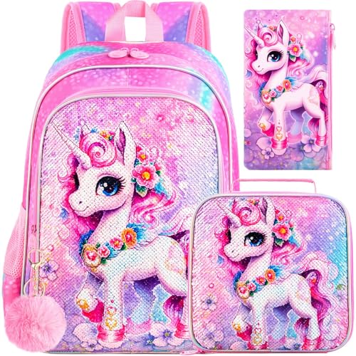 Girls Unicorn Backpack