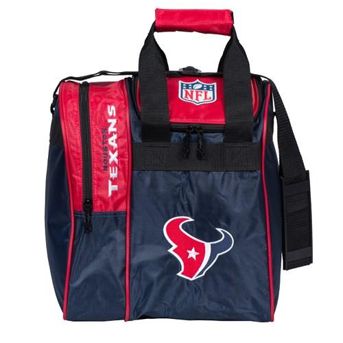 KR Strikeforce 2020 NFL Houston Texans Team Logo Single Tote Bowling Bag for Men & Women - Perfect for Sports Fans, Bowling Enthusiasts, and Game Day Accessories