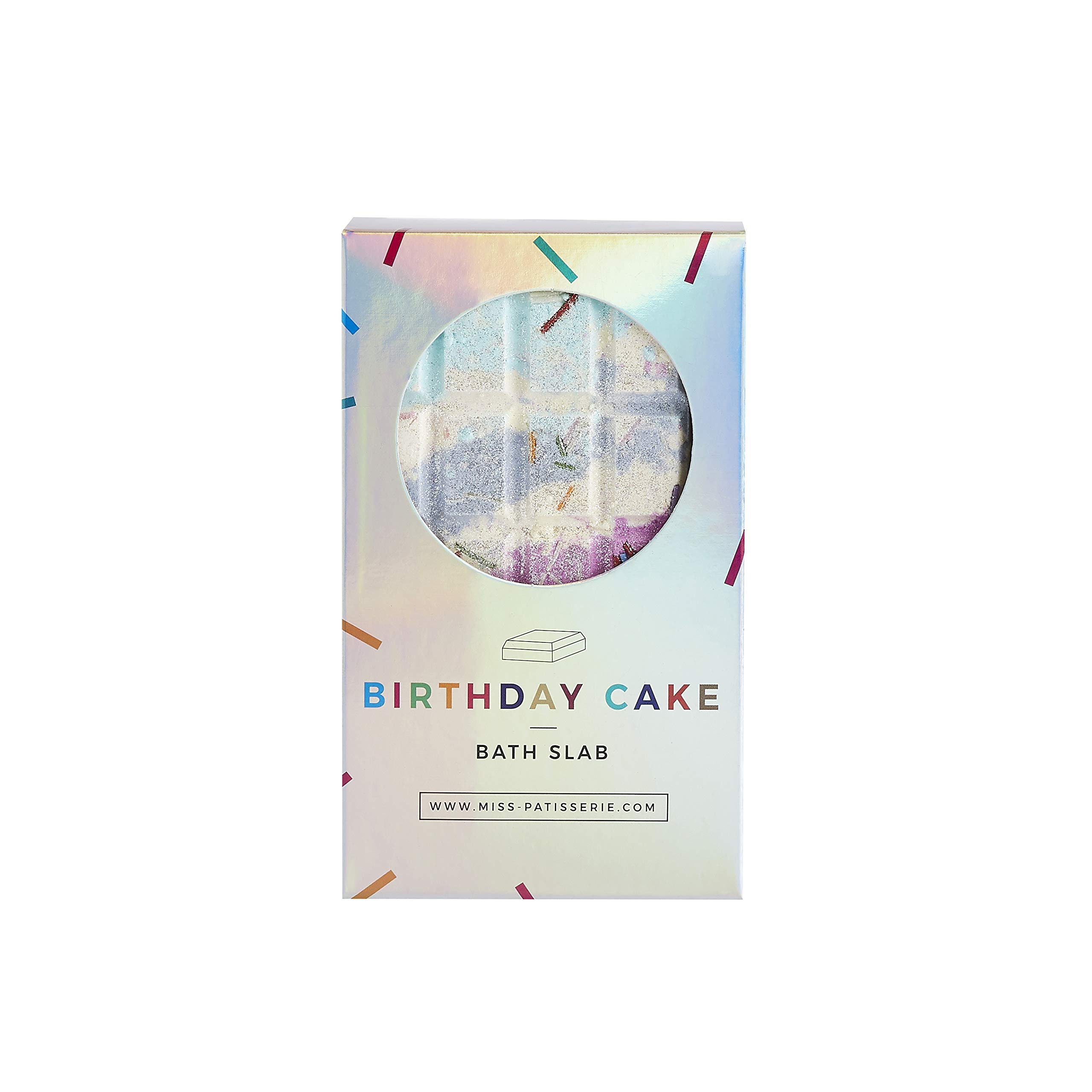 200g Birthday Cake Bath Slab - Moisturizing & Luxurious Soap Bar for Spa, Gifts & Relaxation