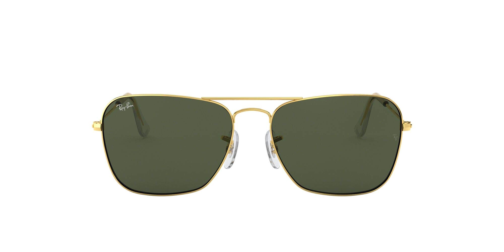 Ray-Ban RB3136 Caravan Square Sunglasses for Men & Women - Classic Polarized Aviator Style for Driving, Travel & Outdoor Activities