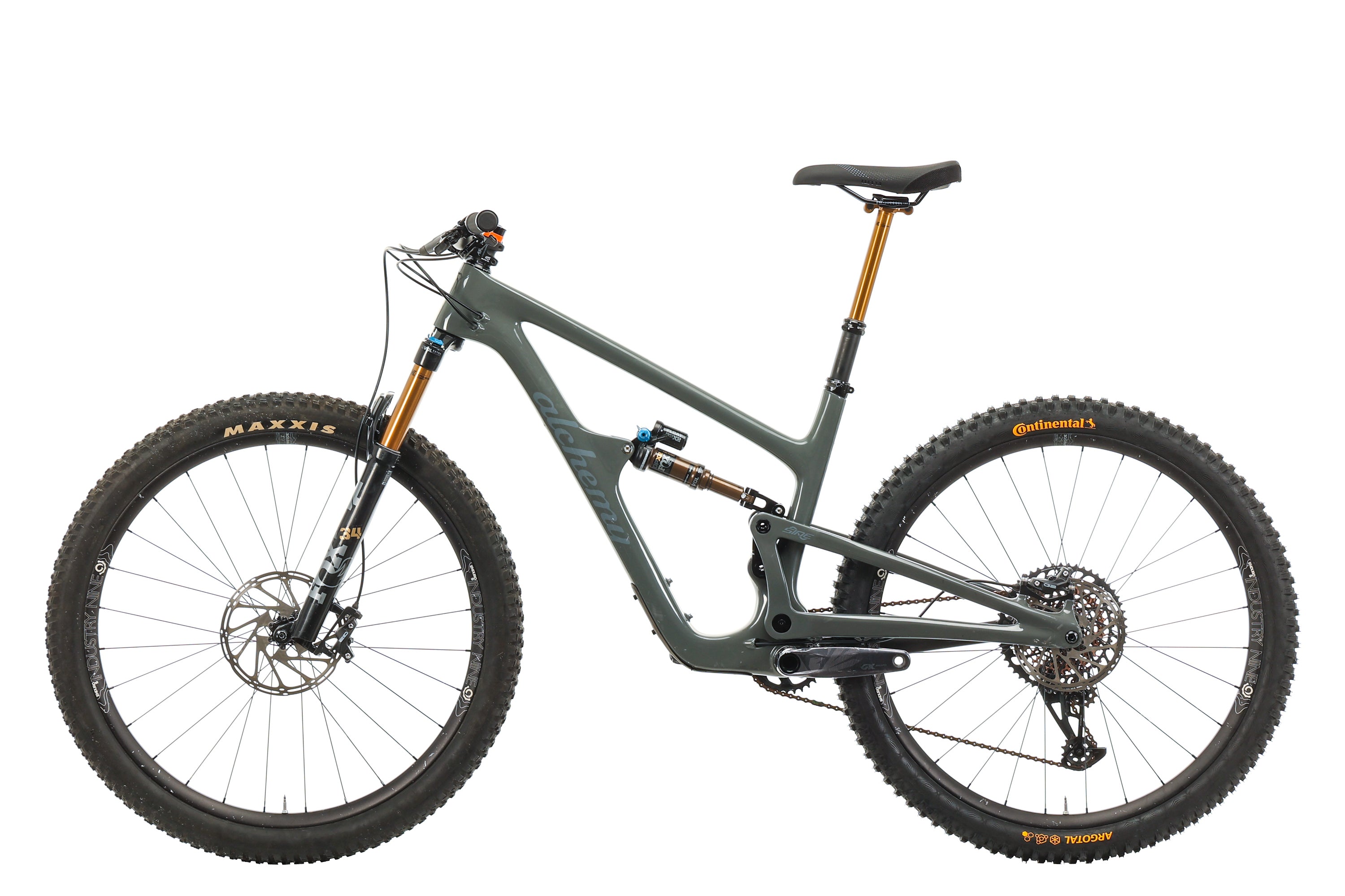**Alchemy Arktos 120 Mountain Bike 2021 - Large Frame, Full Suspension Trail Bike for Off-Road & Mountain Adventures**