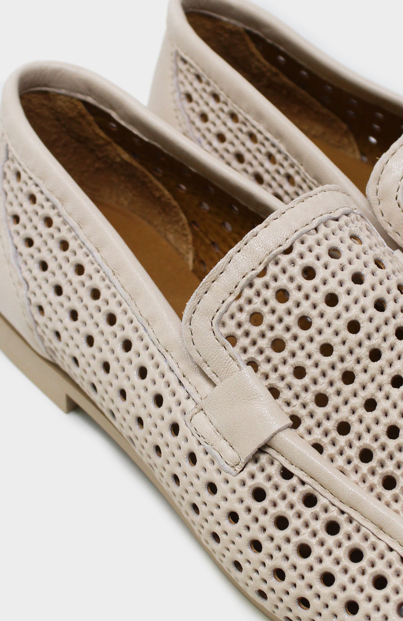 ALPE Zoe Loafers for Women - Comfortable Beige Slip-On Shoes | Perfect for Office, Casual Wear & Travel