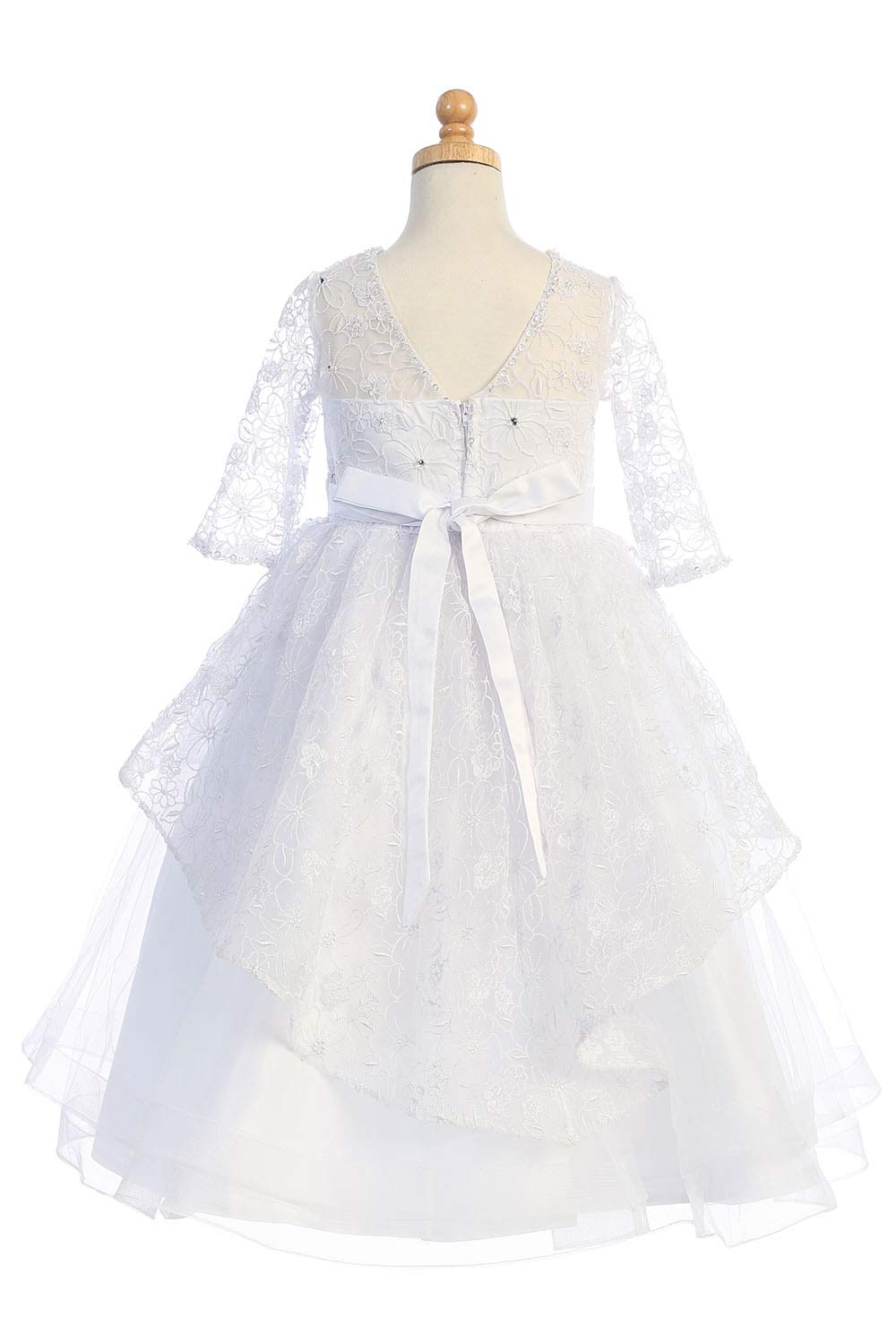 First Communion Dresses for Girls Age 7-16 | Holy White 1st Communion Gowns | Flower Girl Dresses for Church Ceremonies & Special Occasions