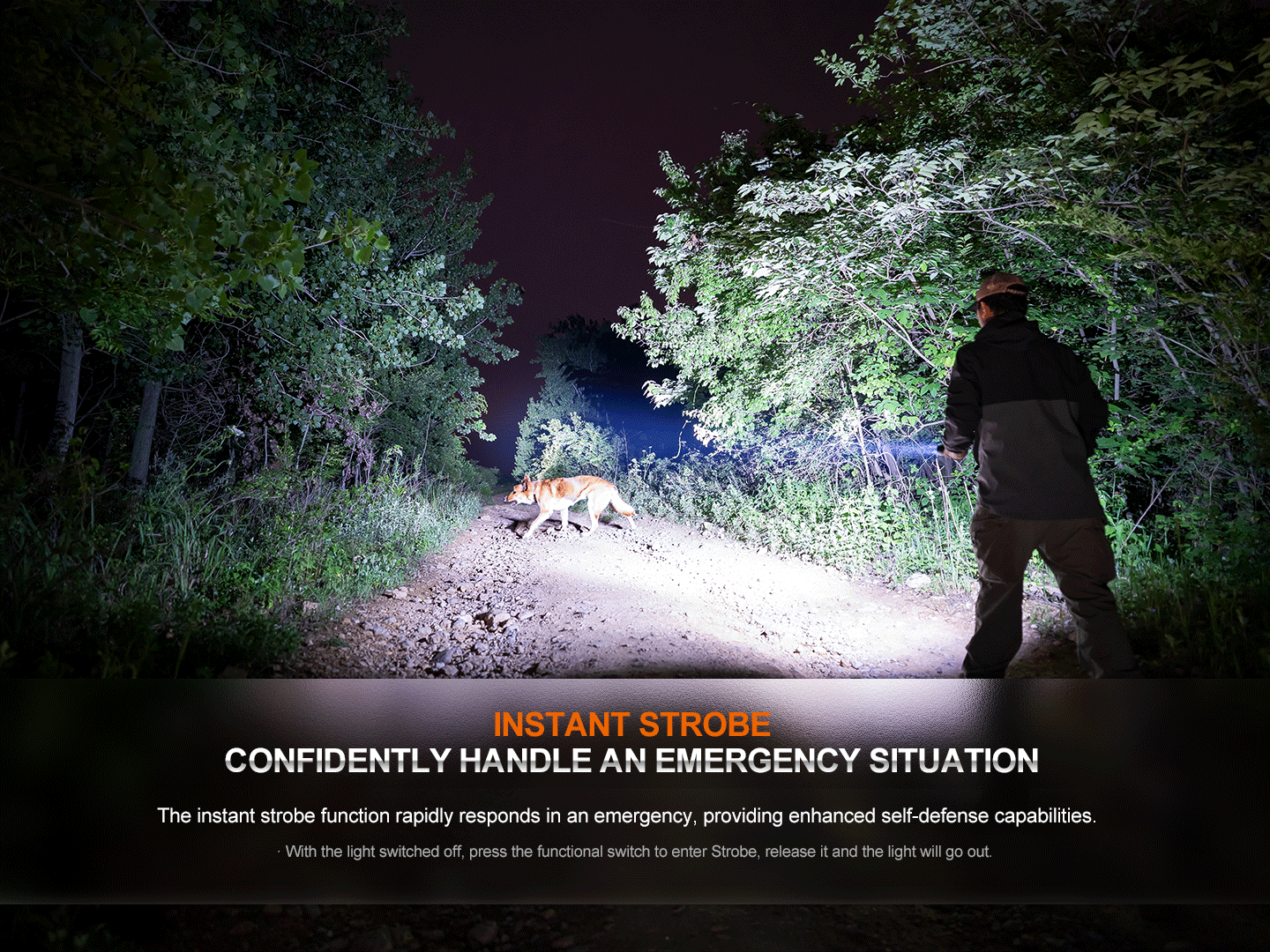 Fenix HT32 Hunting Flashlight with Red & Green Light Modes | High-Power Tactical Flashlight for Hunting, Camping & Outdoor Adventures