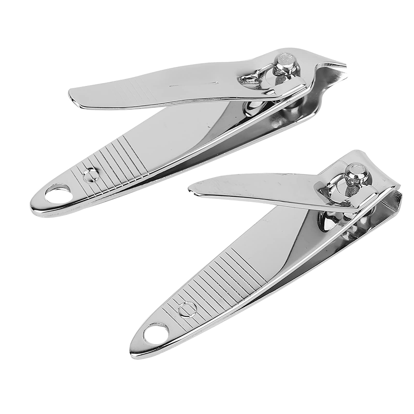 Premium 6-Piece Stainless Steel Nail Clipper Set - Manicure & Pedicure Kit with Nail Scissors, Toenail Clippers, Cuticle Tools & Drill Bits for Women & Men - Perfect for Home Grooming, Travel & Salon Use