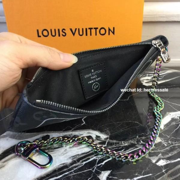 LV Monogram Eclipse iPhone Pouch - Luxury Phone Case for iPhone 14/13/12/11 Pro Max - Perfect for Travel, Work & Everyday Use