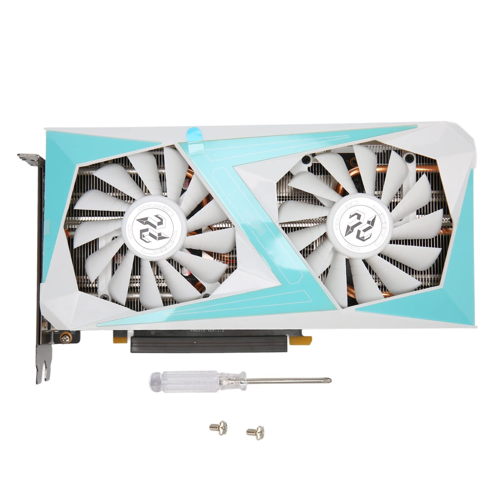 NVIDIA GeForce RTX 2070 8GB GDDR6 256-Bit Gaming Graphics Card with Dual Cooling Fans, 1410MHz Boost Clock, HDMI & 3x DisplayPort - Perfect for 4K Gaming, Video Editing & VR Experiences