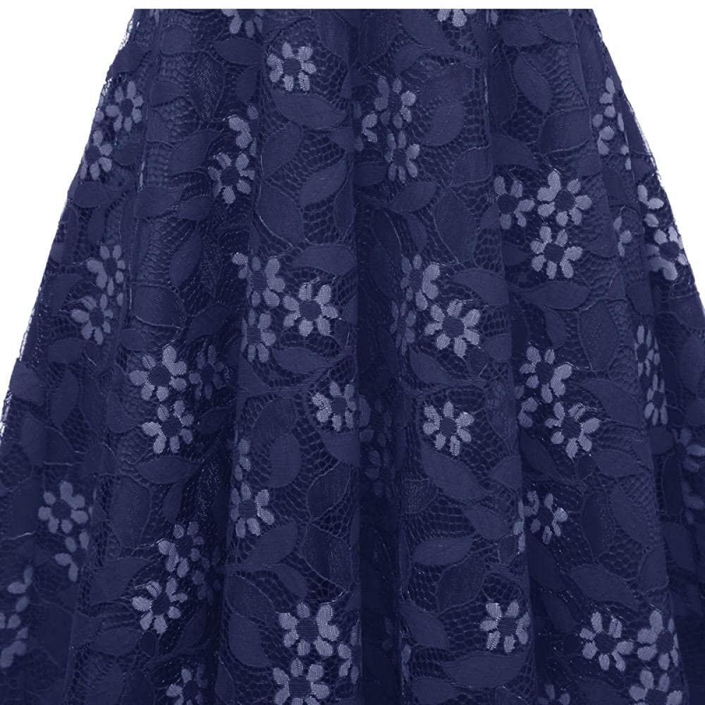 Floral Lace Wrap Skirt Dress for Women - Elegant Ruffle Neck & Backless Design - Perfect for Summer Outfits, Beach Vacations & Date Nights
