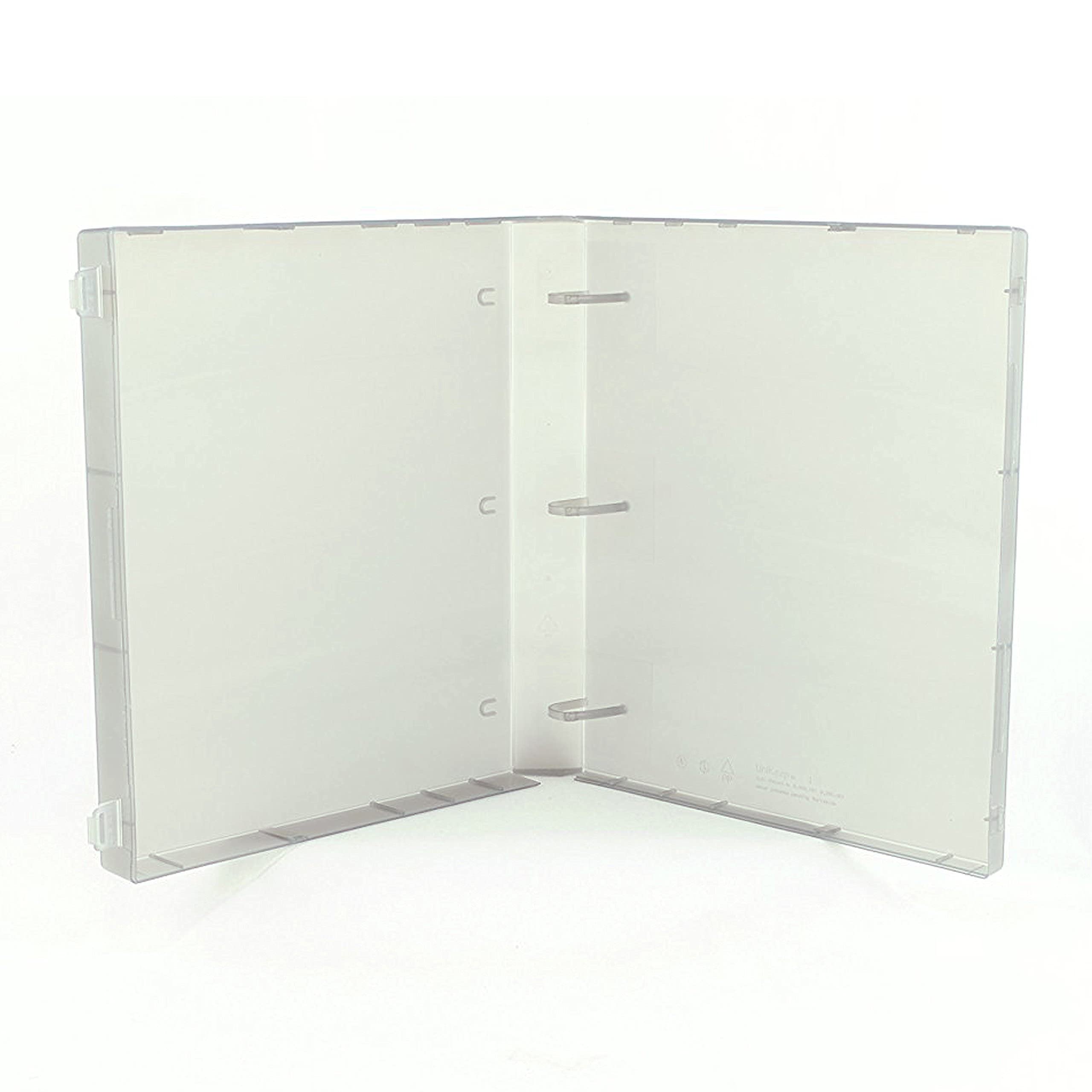 UniKeep 3 Ring View Binder with Fully Enclosed Case - 1.5 Inch Spine - Clear (Pack of 3) - Durable School & Office Supplies for Organizing Documents, Reports & Presentations