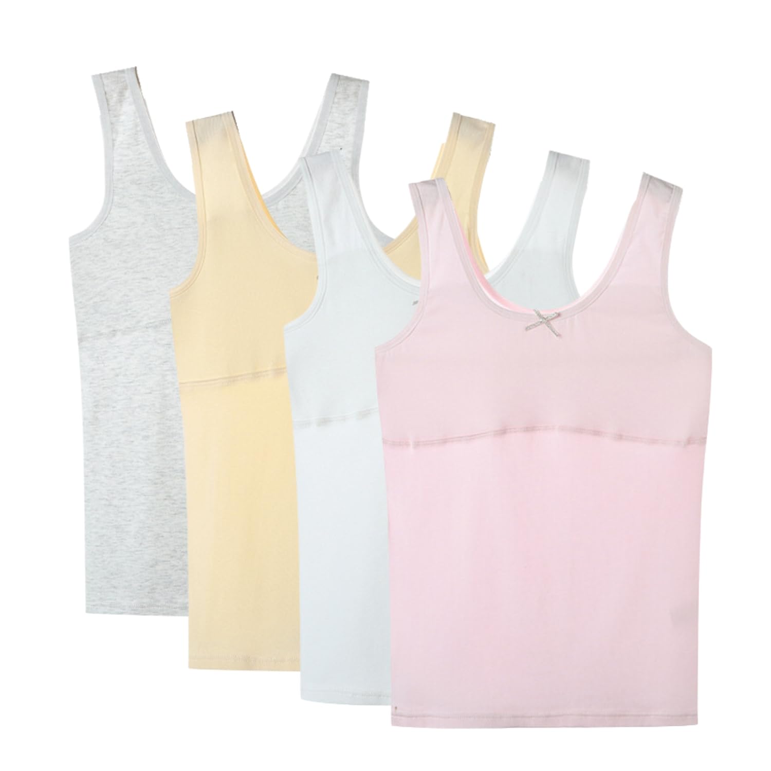 Original Cotton Camisole for Teen Girls - Soft Training Bras & Undershirts - Perfect for School, Sleepwear & Layering