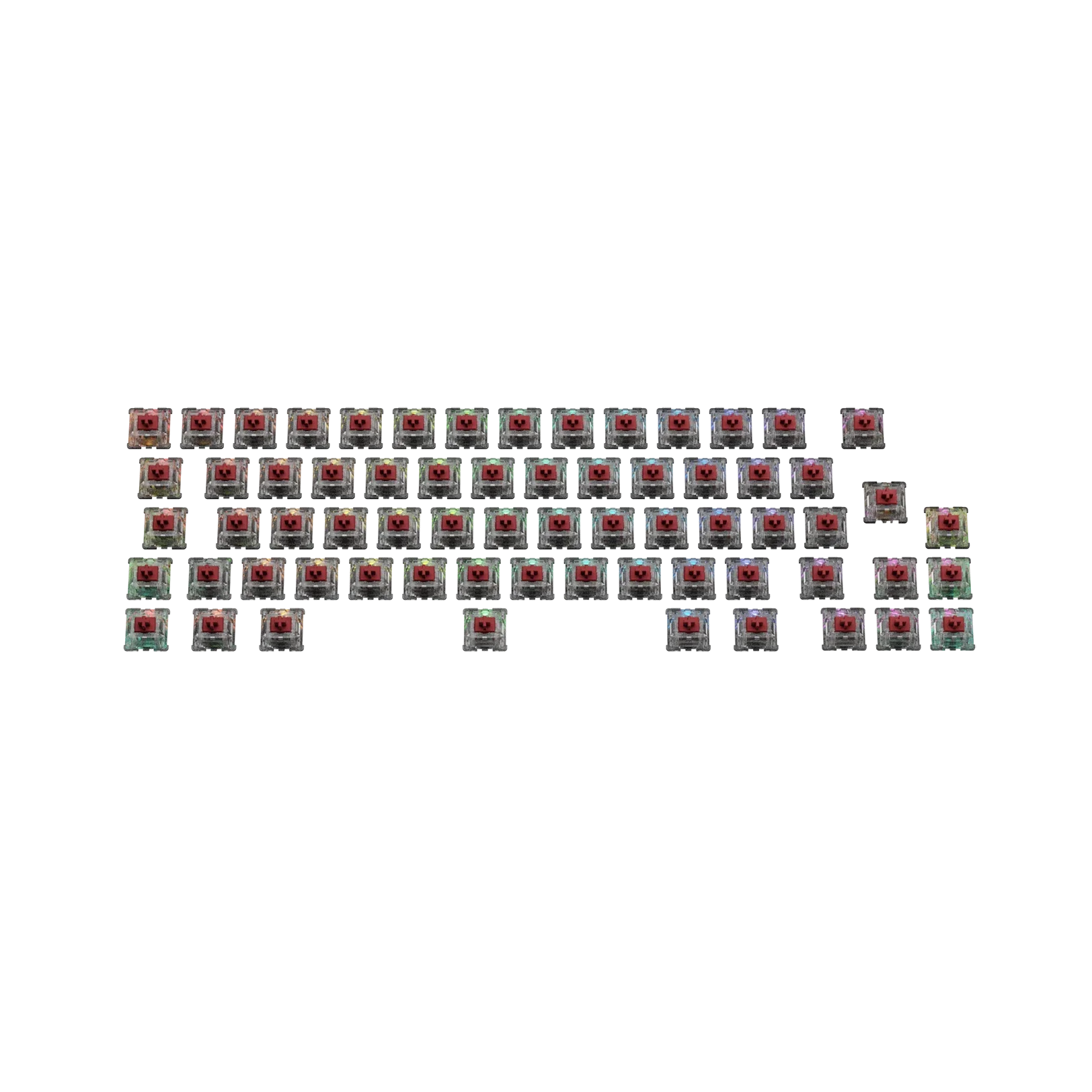 Glorious Fox Heavy MX 65 ISO Mechanical Keyboard Switches - Perfect for Gaming, Typing & Office Work
