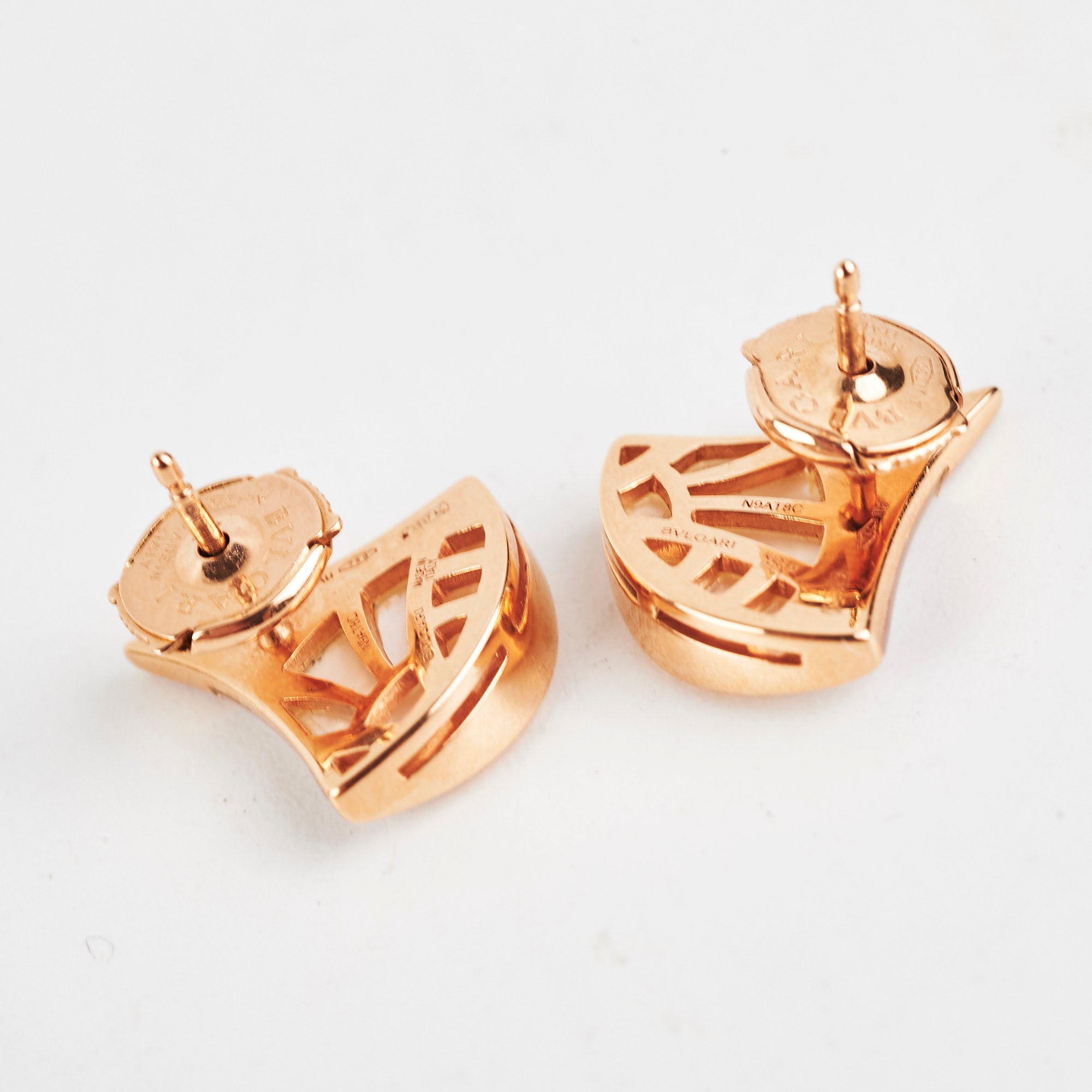 Bvlgari Divas Dream Earrings - 18K Rose Gold & Diamond Dangle Earrings for Women | Luxury Jewelry Gift for Anniversary, Wedding & Special Occasions | Perfect for Red Carpet Events & Evening Parties