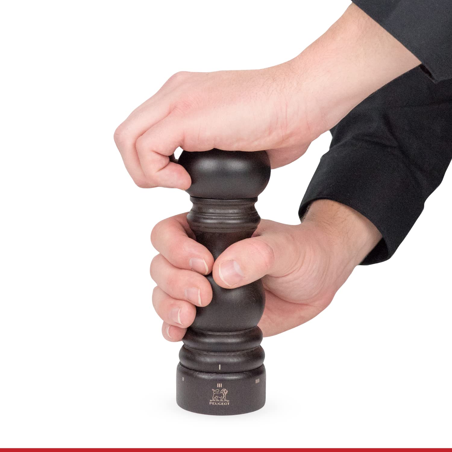 Peugeot Paris u'Select 7-Inch Pepper Mill and Salt Mill Set - Chocolate Finish | Premium Stainless Steel Grinder for Gourmet Cooking & Kitchen Use | Perfect for Home, Restaurant & Gift Giving