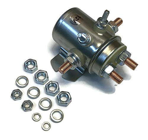 12V Single Pole Double Throw (SPDT) Solenoid - Replacement for Auto Crane 300105 & 300105-001 - Perfect for Automotive Lifting Systems and Industrial Equipment