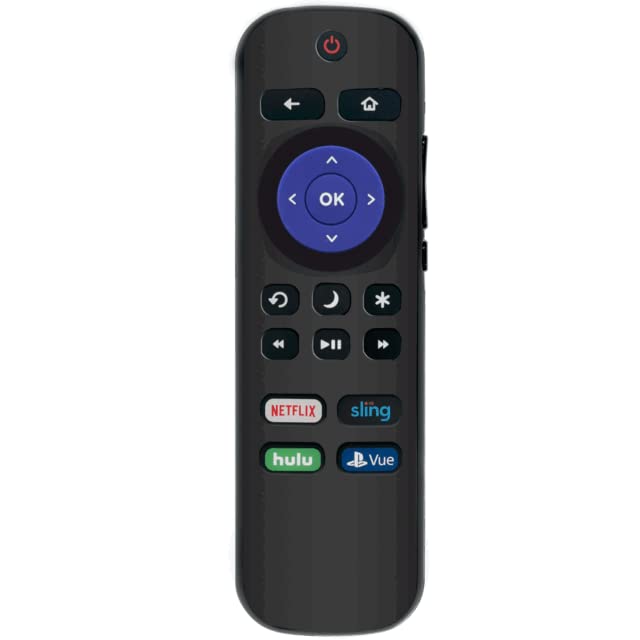 Universal Replacement Remote Control for Smart TV, AC, Audio Devices - Compatible with Netflix, Hulu, Sling | Perfect for Home Entertainment & Streaming
