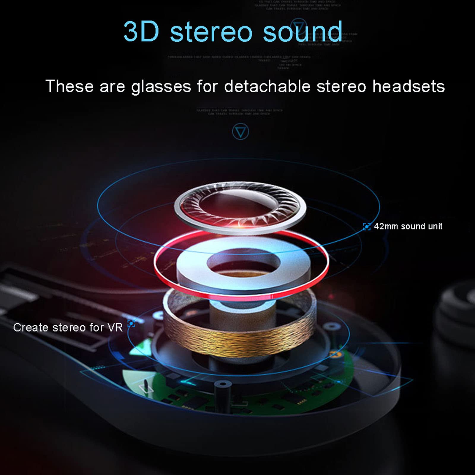 3D VR Headset with Adjustable Game Controller - Compatible with iPhone & Android 4.7-6.53 Inch Phones - Virtual Reality Glasses for Gaming, Movies & Immersive Experiences