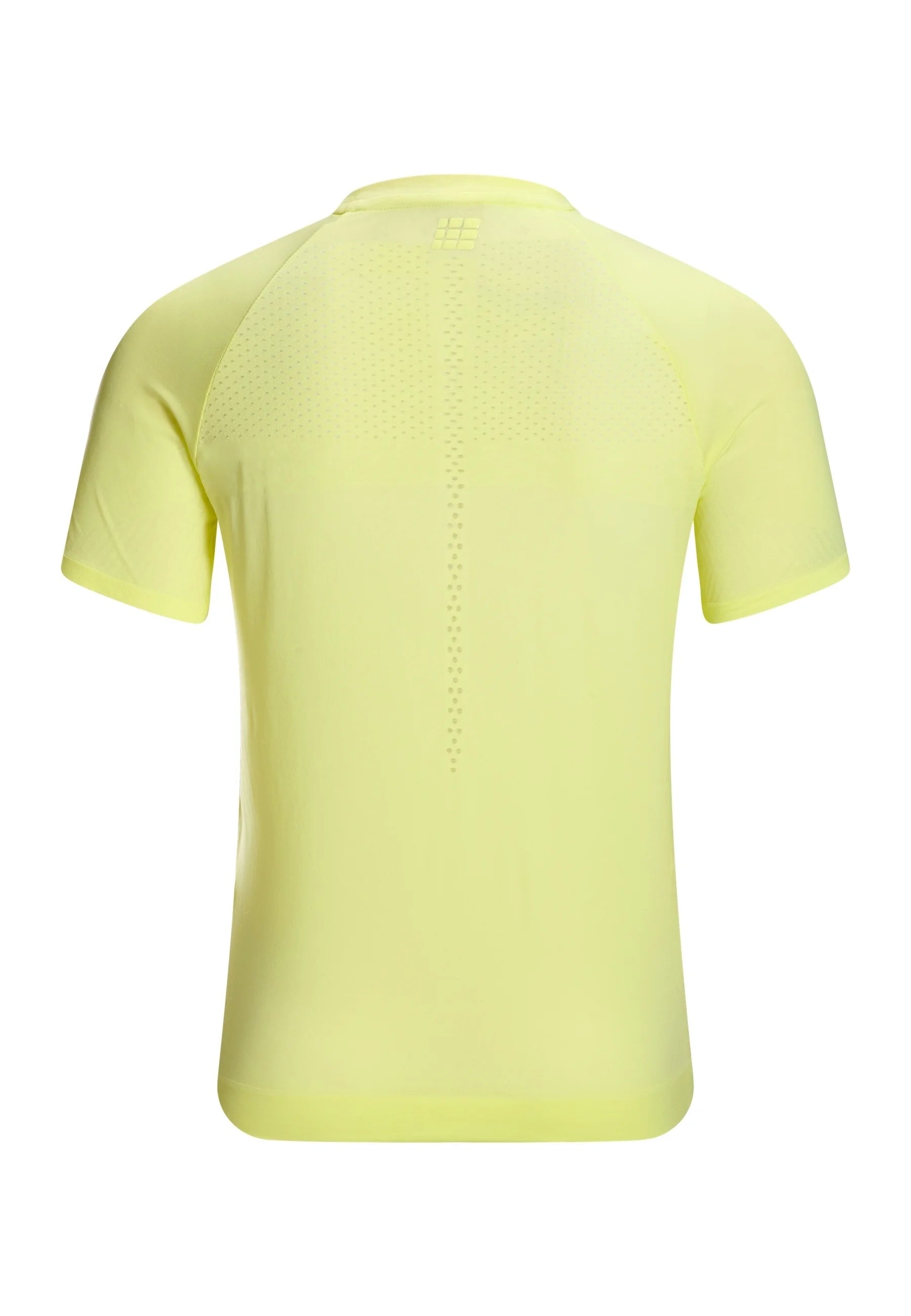 CEP Women's Ultralight Seamless Running Shirt - Short Sleeve Moisture-Wicking Top V2 in Lime Green | Perfect for Gym, Yoga & Outdoor Sports