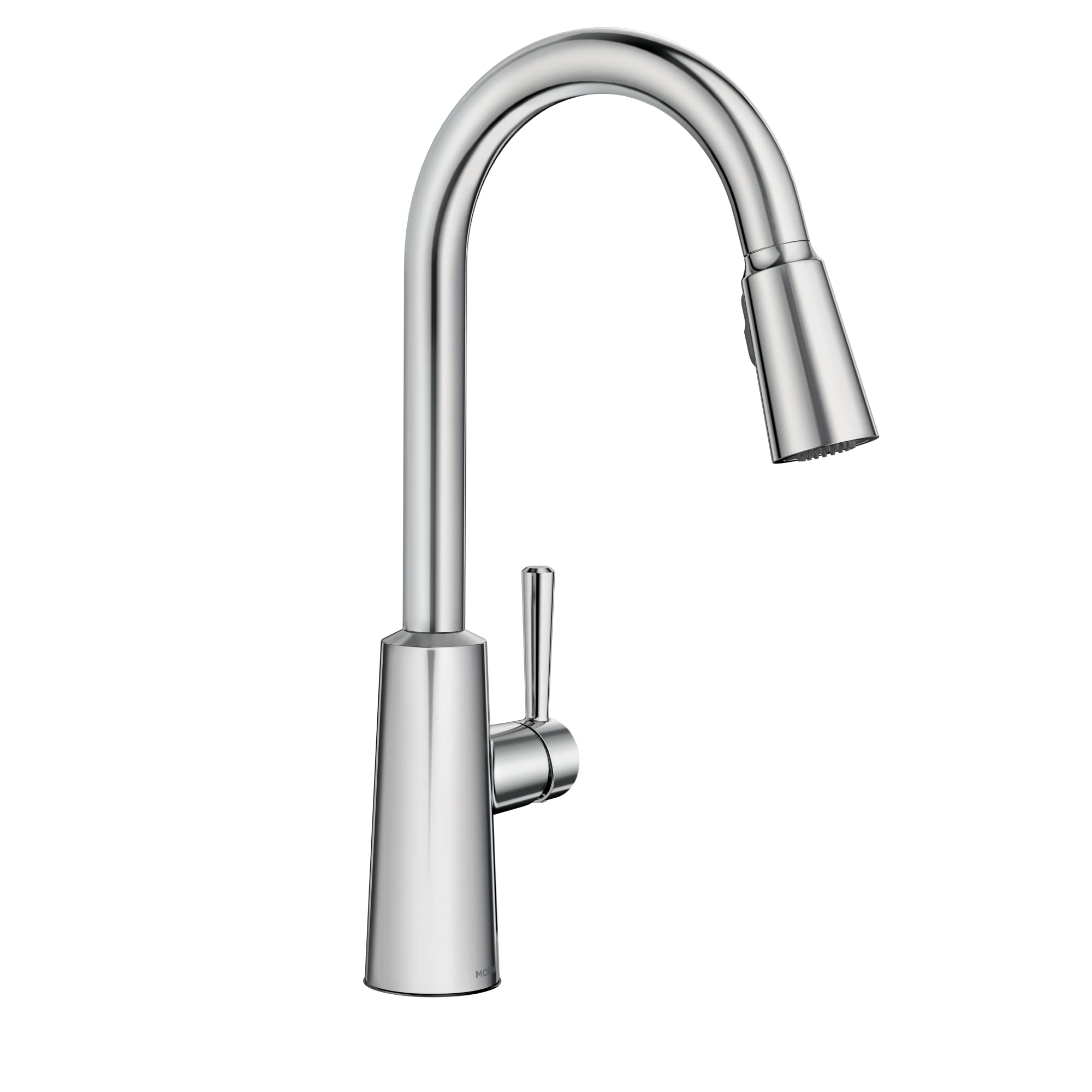 Moen Riley Chrome One-Handle Pull-Down Kitchen Faucet with Power Boost & Reflex Docking System - Modern Kitchen Sink Faucet 7402C for Faster Cleaning - Perfect for Home, Restaurant, and Commercial Use