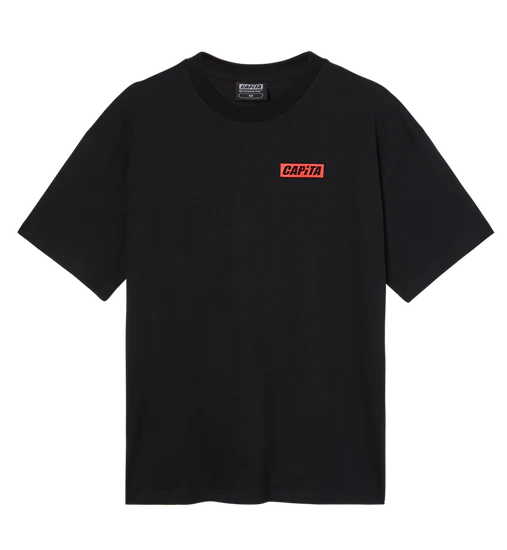 Premium Capita 2025 Indoor T-Shirt for Men & Women - Soft Cotton Comfort Fit Black Tee - Perfect for Casual Wear, Lounge & Home Comfort