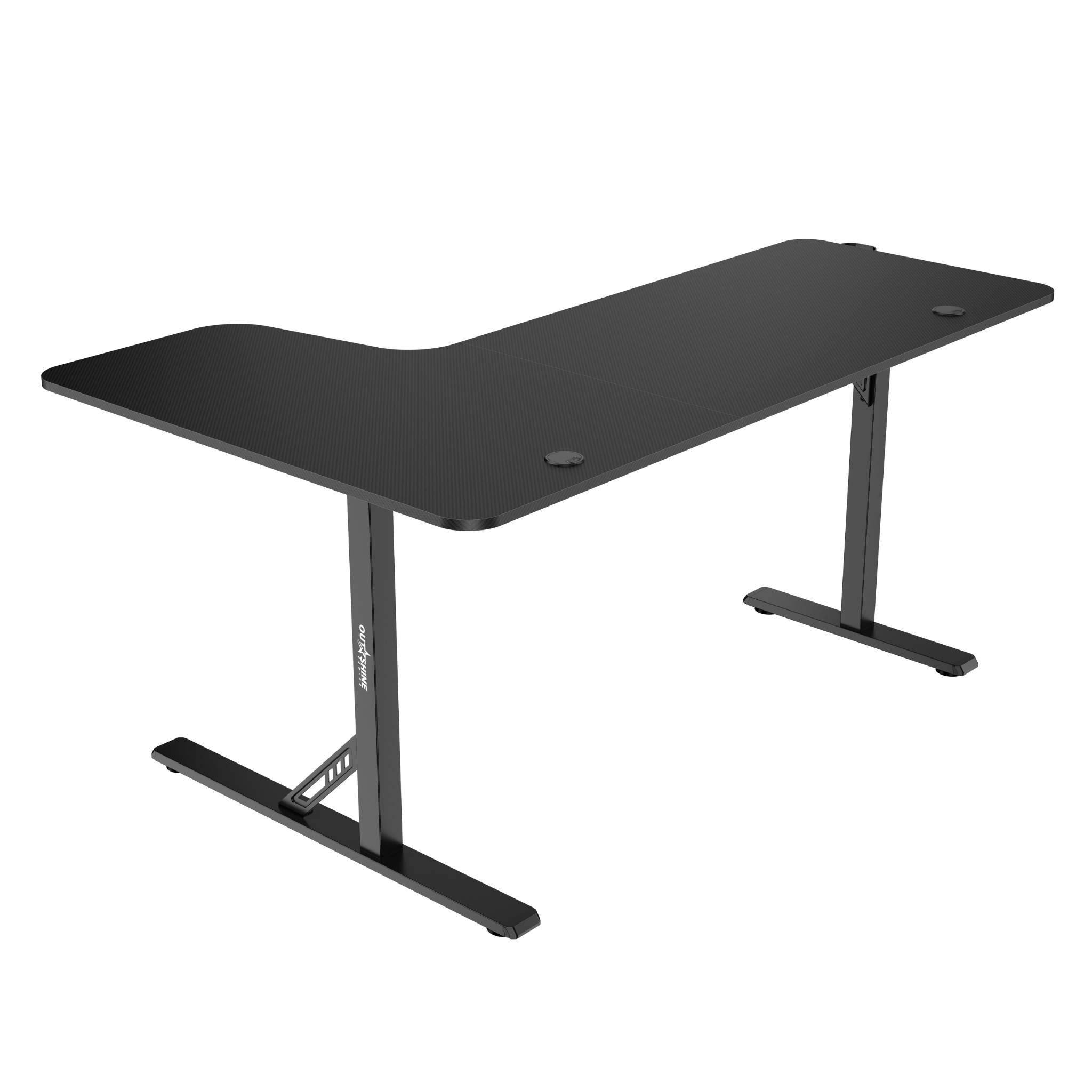 Citadel Gaming Desk V2 - 160cm Wide L-Shaped Computer Desk for PC Gamers | Ergonomic Home Office Setup with Cable Management | Perfect for Streaming & Esports