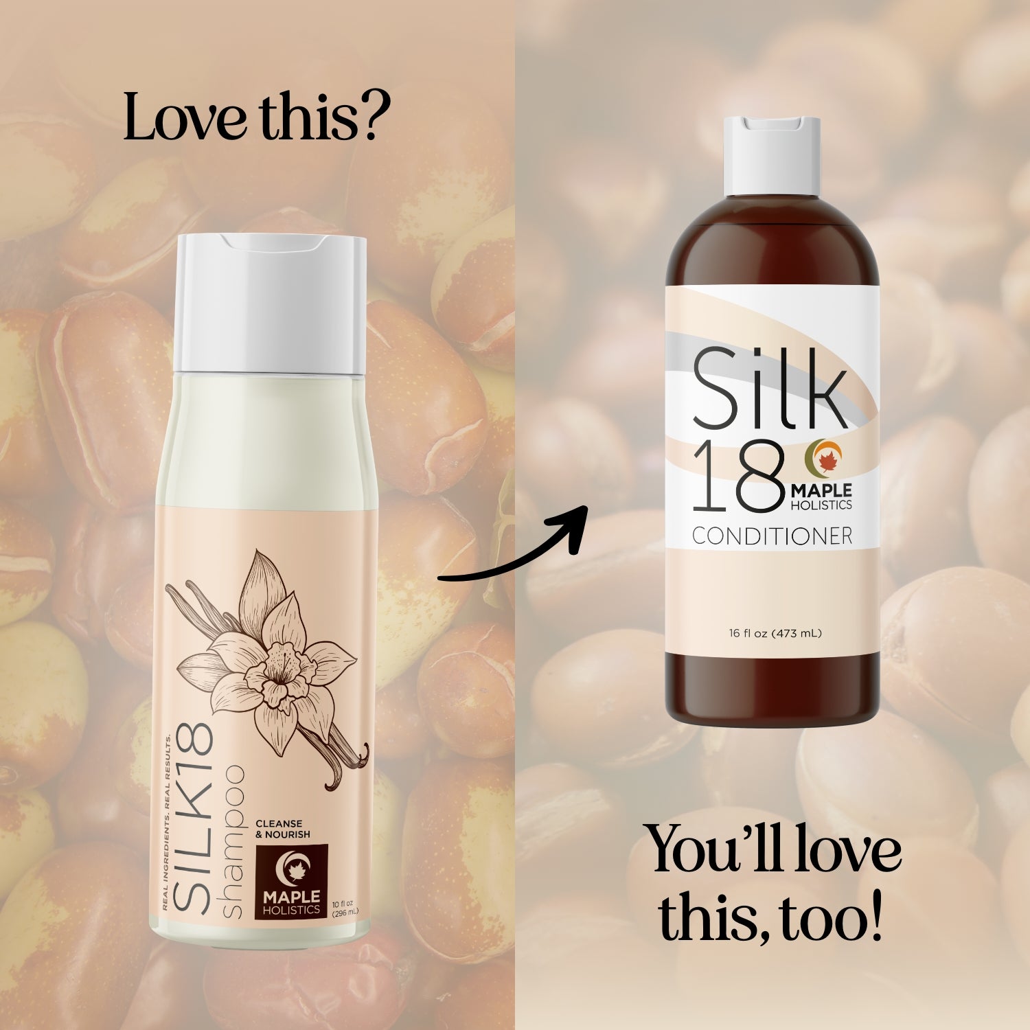 Silk18 Shampoo - Hydrating & Repairing for Damaged Hair - Sulfate Free & Paraben Free - Perfect for Dry, Frizzy & Color-Treated Hair - Salon Quality Hair Care at Home