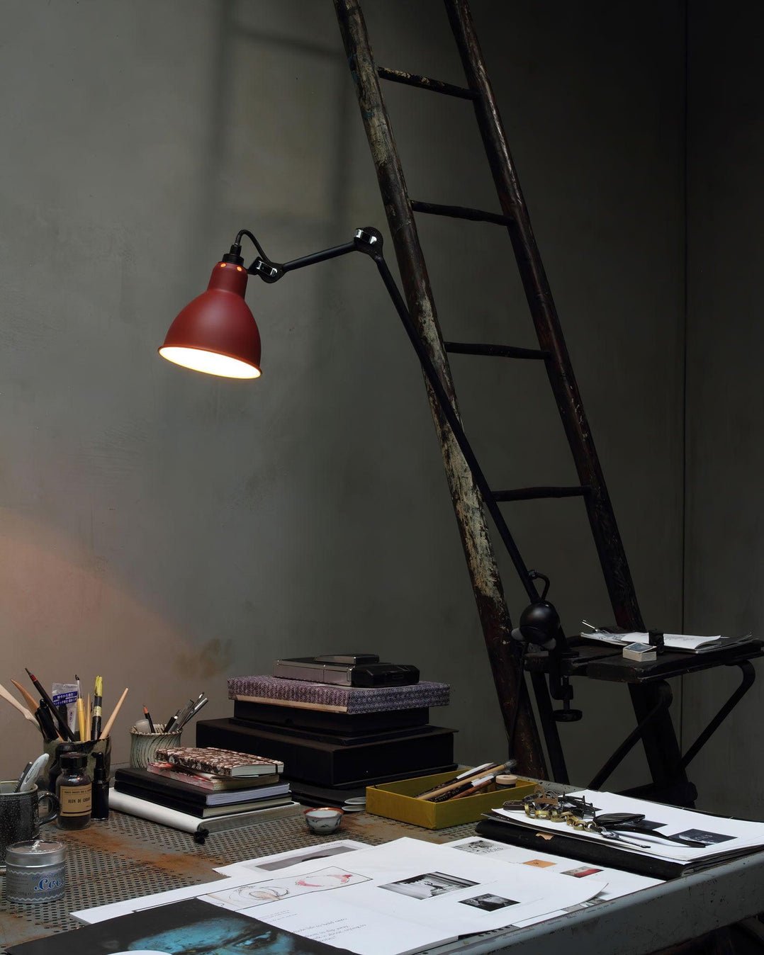 Versa Glide Clamp Table Lamp - Adjustable LED Desk Light with Flexible Gooseneck, Dimmable Brightness for Home Office, Study, Reading & Bedside Night Light