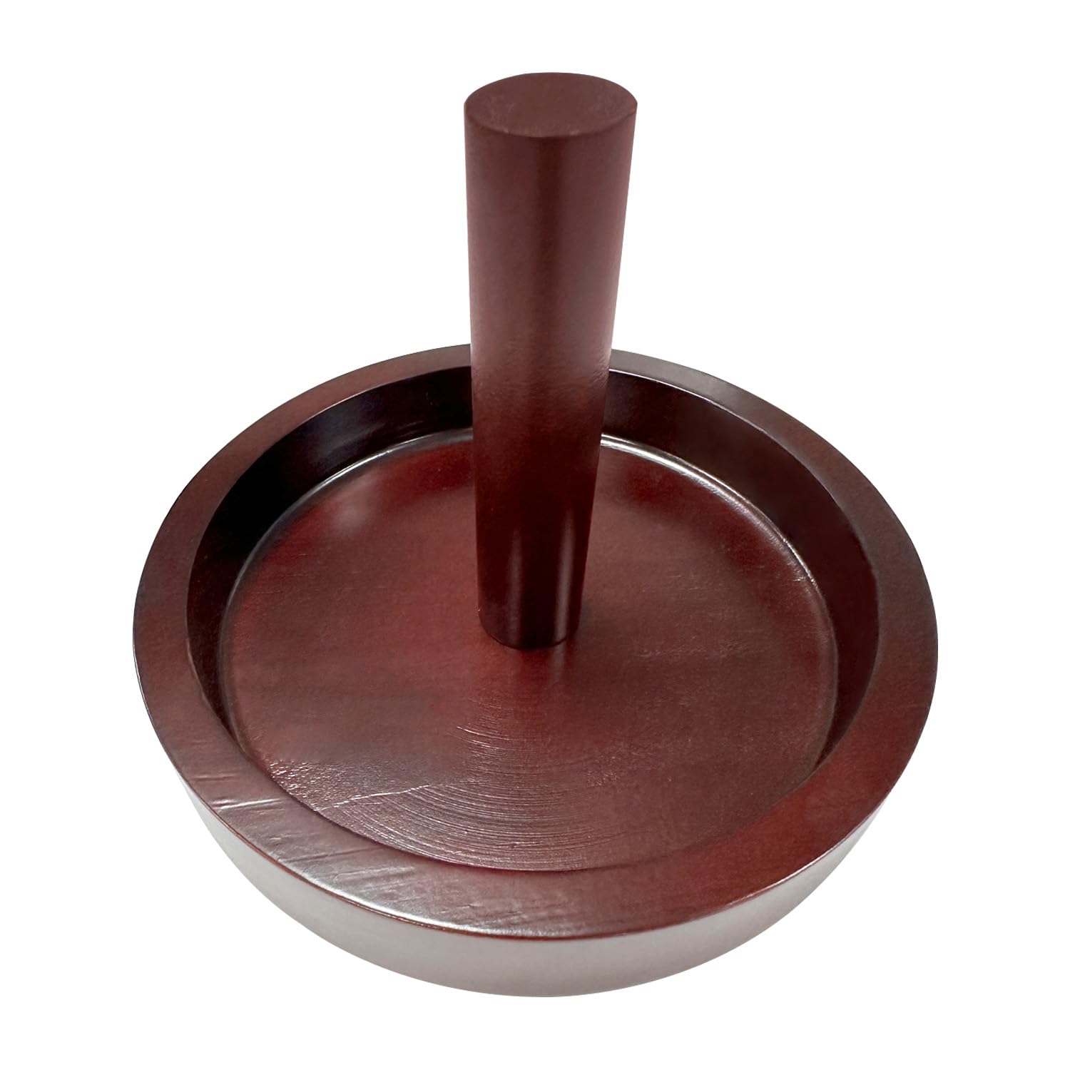Premium Wooden Cone Talc Bowl & Chalk Holder for Pool/Billiards Table - Durable & Stylish Accessory for Professional & Home Game Rooms