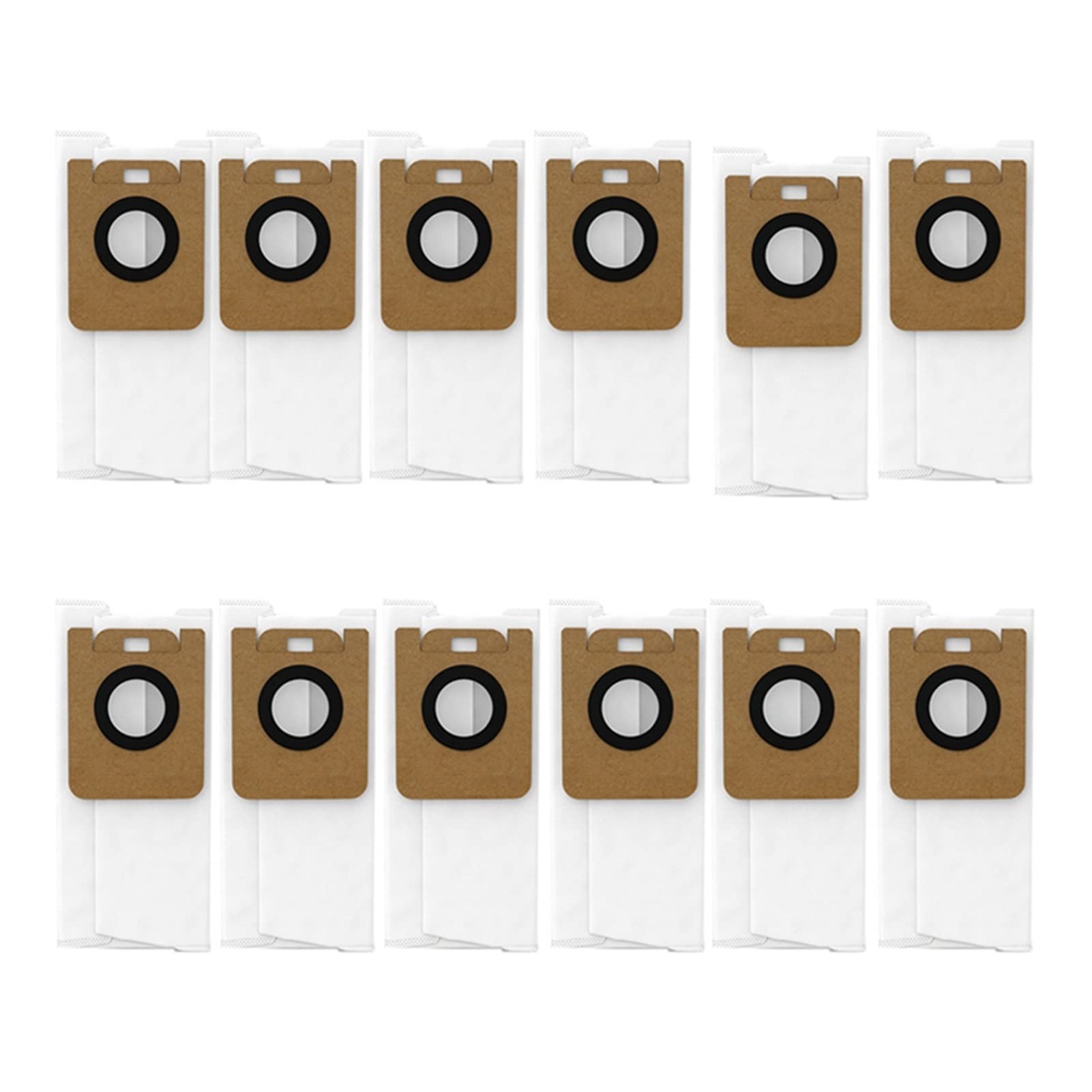 12-Pack VIGANAN Dust Bags for Dreame Bot Z10 Pro Vacuum Cleaner - Replacement Vacuum Cleaner Parts & Accessories for Efficient Home Cleaning & Pet Hair Removal