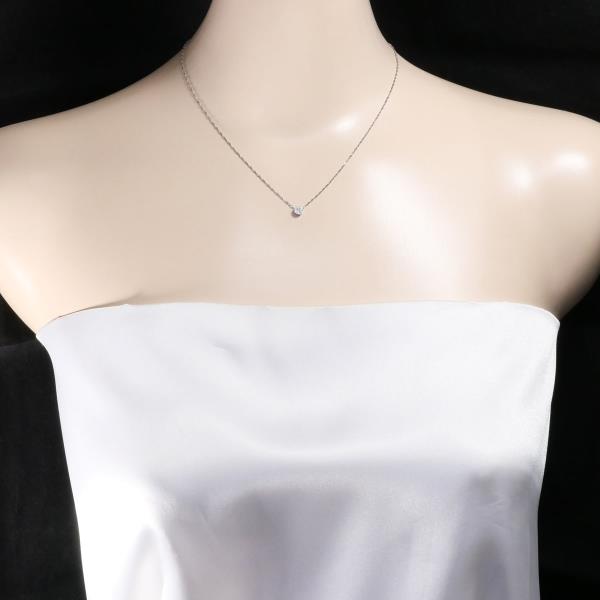 18K White Gold Diamond Necklace for Women - Elegant Pendant Jewelry Gift for Anniversary, Wedding & Special Occasions