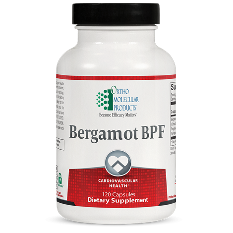 OrthoMolecular Products Bergamot BPF Supplement - Supports Healthy Cholesterol & Heart Health - Perfect for Daily Wellness & Cardiovascular Support