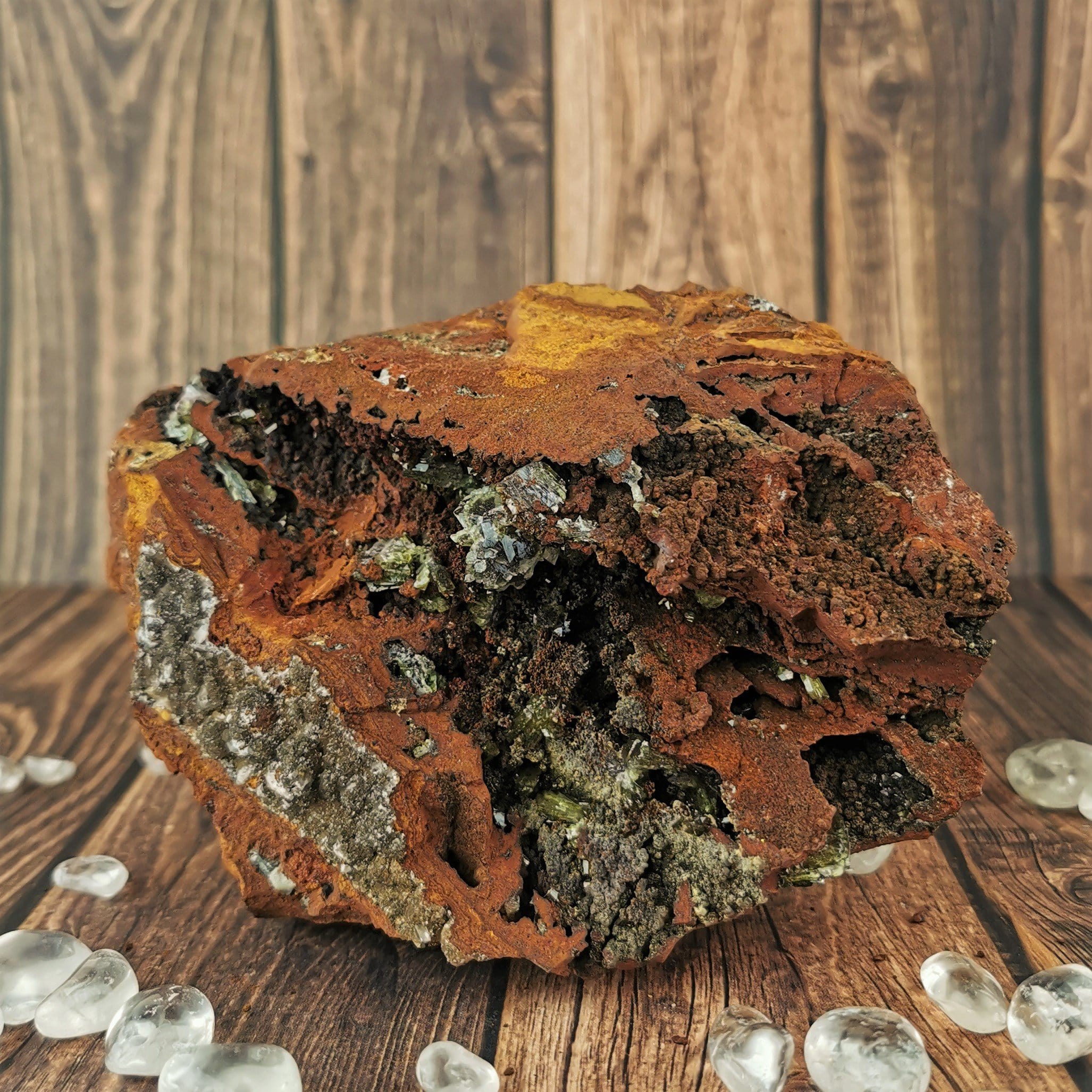 Natural Adamite Mineral Specimen - 13cm Raw Crystal for Collectors & Healing | Perfect for Home Decor, Meditation & Gift Giving