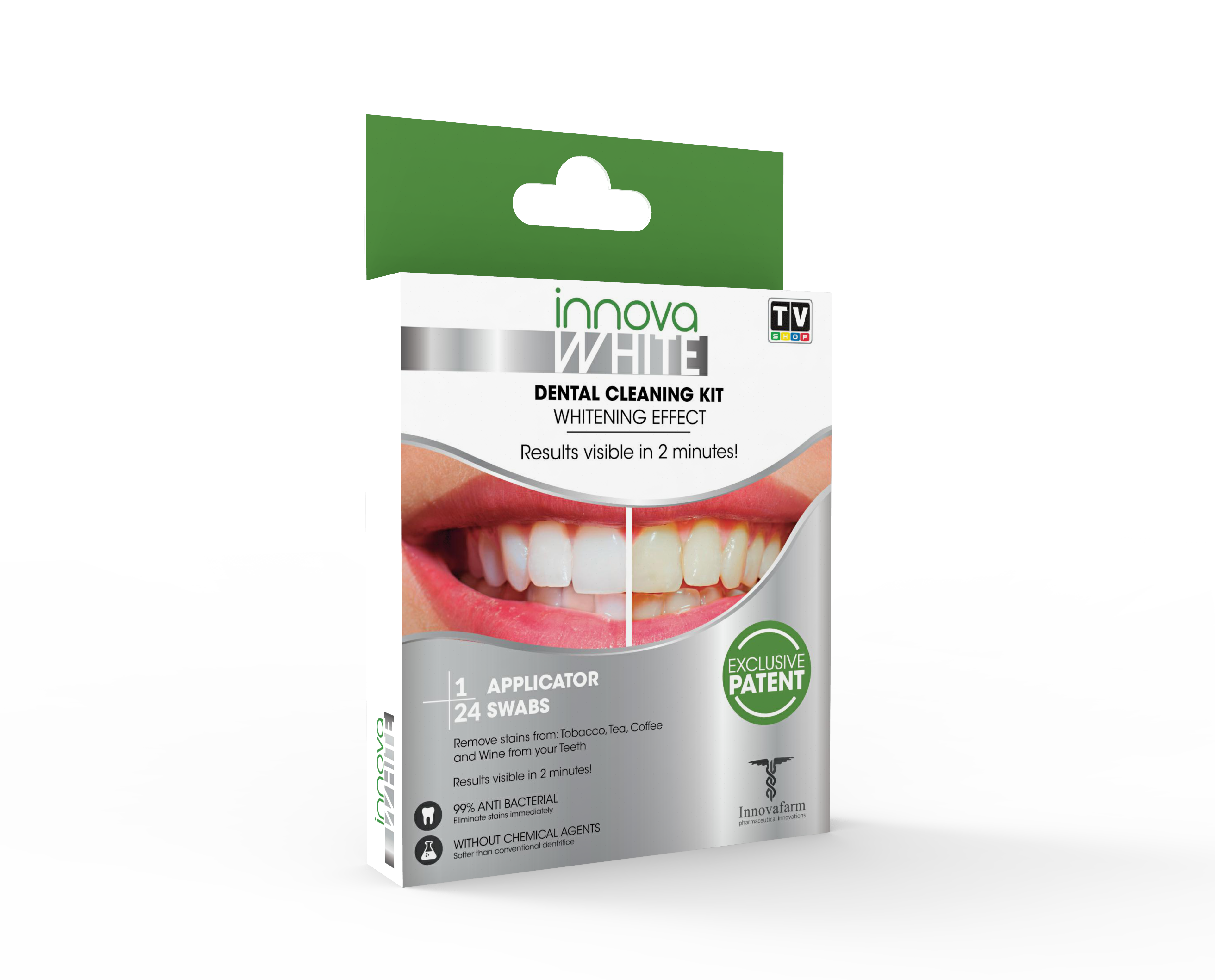 Innovawhite Teeth Whitening Kit - Professional Teeth Whitening Pen & LED Light for Brighter Smile - At-Home Teeth Whitening Solution for Coffee, Wine & Smoking Stains | Perfect for Travel, Gifts & Daily Use
