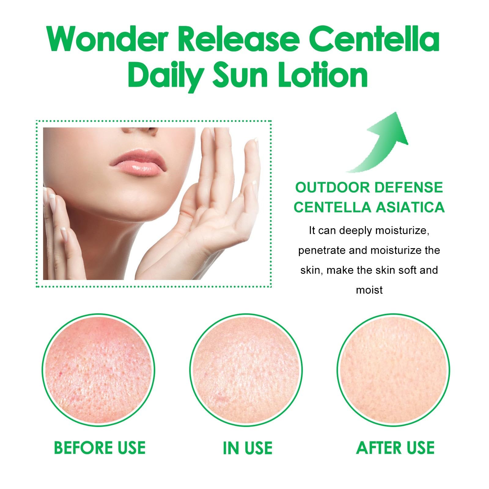 UV Clear Tinted Face Sunscreen SPF 50 - Lightweight Moisturizer with Centella Asiatica, Waterproof & Broad Spectrum UVA/UVB Protection - Daily Sun Cream for Face & Body (3-Pack) - Perfect for Beach, Outdoor Sports & Everyday Sun Protection