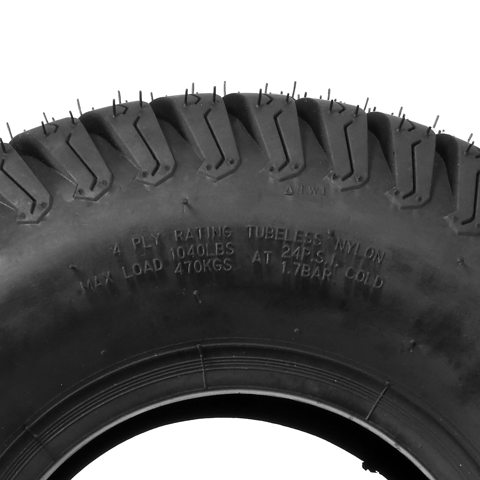 Motorhot Set of 2 18x9.5-8 Turf Lawn Mower Tires - 4PR Golf Cart & Tractor Turf Tires for Smooth Lawn Care & Landscaping