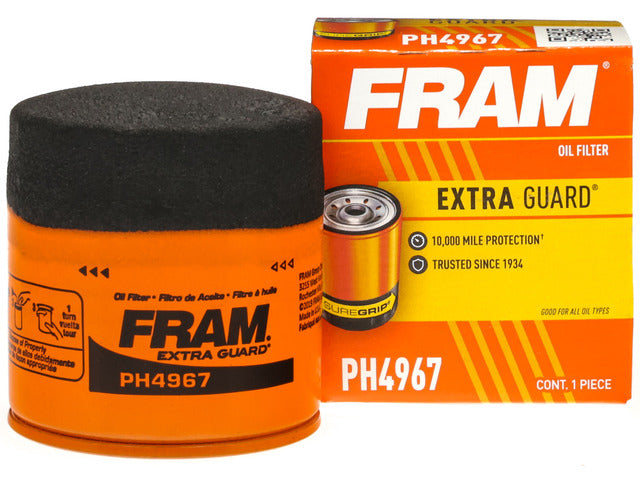 Fram PH4967 Extra Guard Oil Filter with 3/4-16 Thread - Premium Engine Protection for Cars, Trucks & SUVs | Ideal for Routine Maintenance & Oil Changes