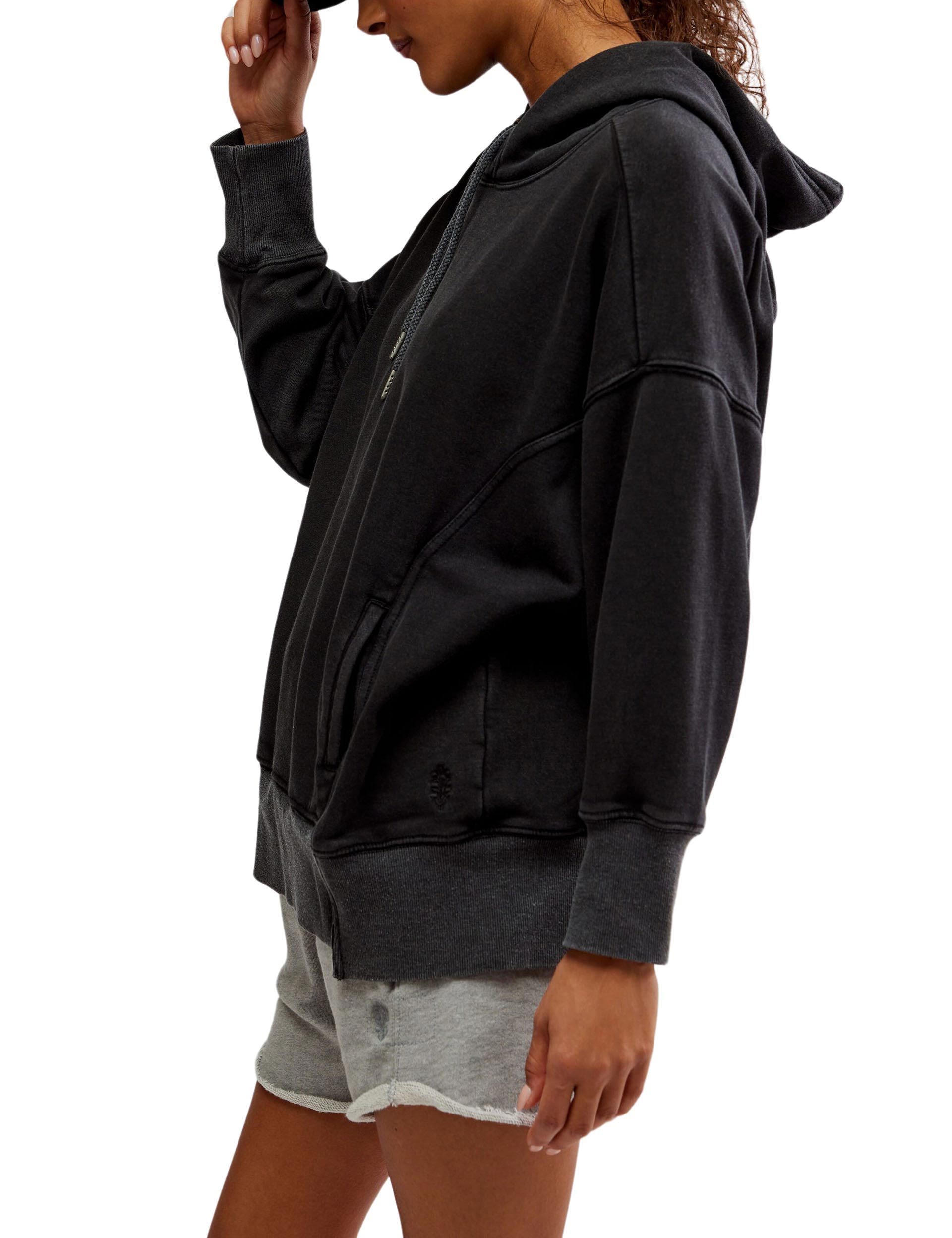 Sprint To The Finish Hoodie - Black | Comfortable & Stylish Pullover for Running, Gym & Casual Wear