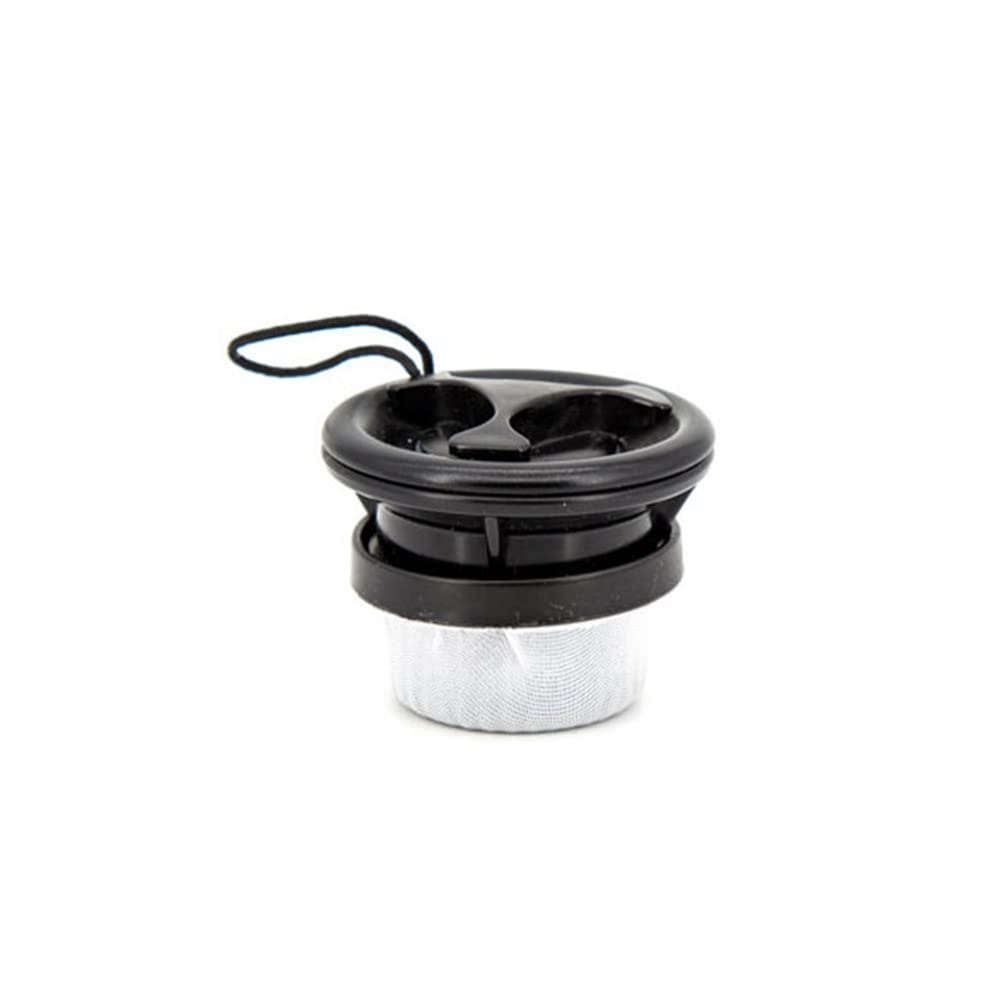 SEADEAR 6-Hole Inflatable Boat Air Valve Plug - Universal Replacement Gas Valve Cap for Kayak, Canoe, Dinghy & Watercraft (Black) | Perfect for Marine, Fishing & Outdoor Water Sports Accessories